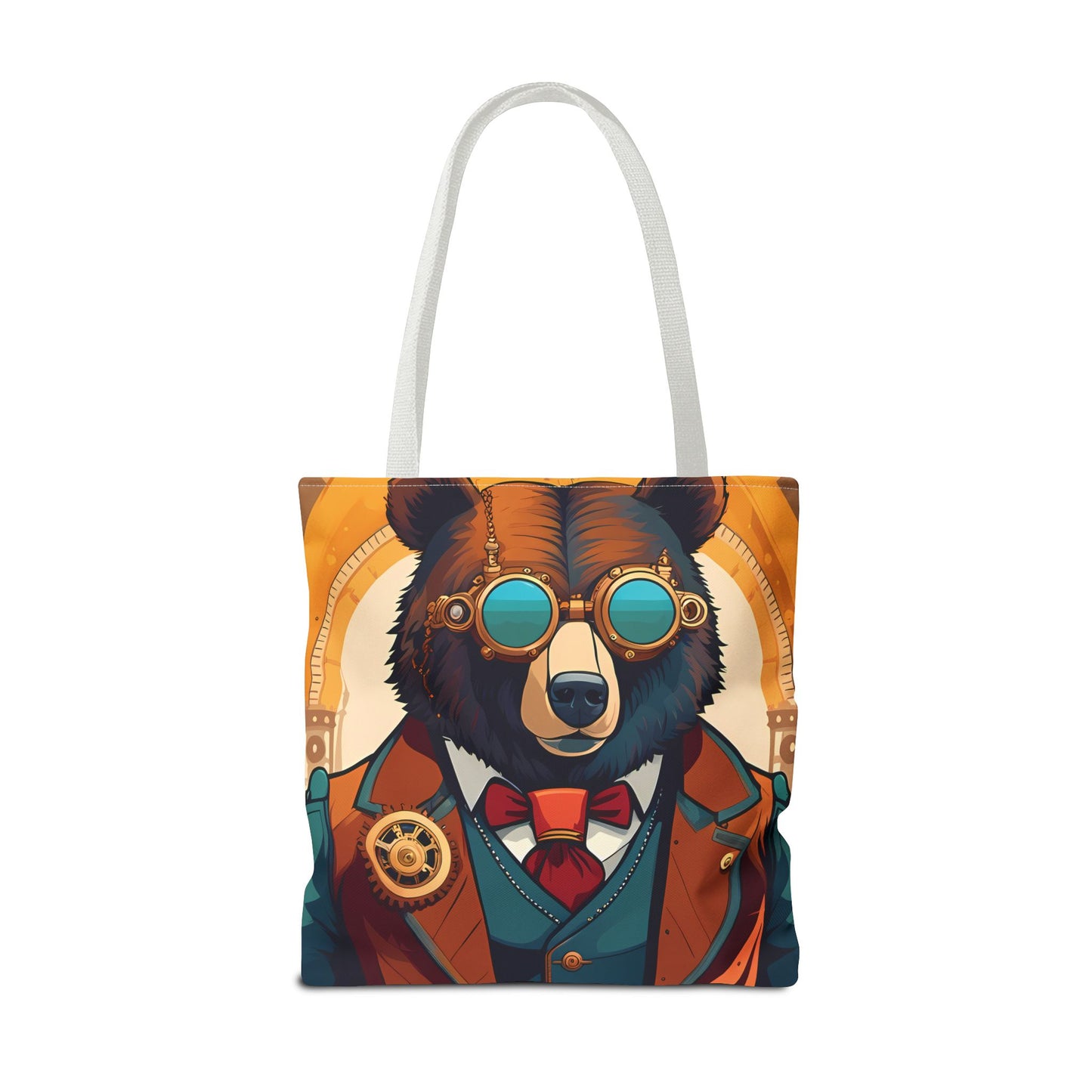 Steampunk Bear Tote Bag