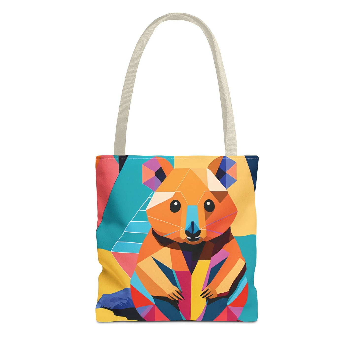 Geometric Quokka Tote Bag