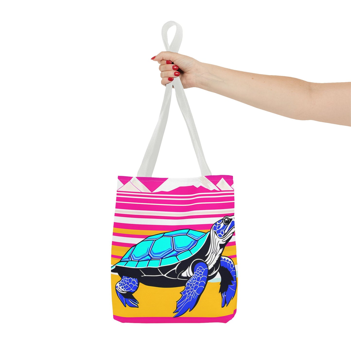Retro Turtle Beach Tote Bag