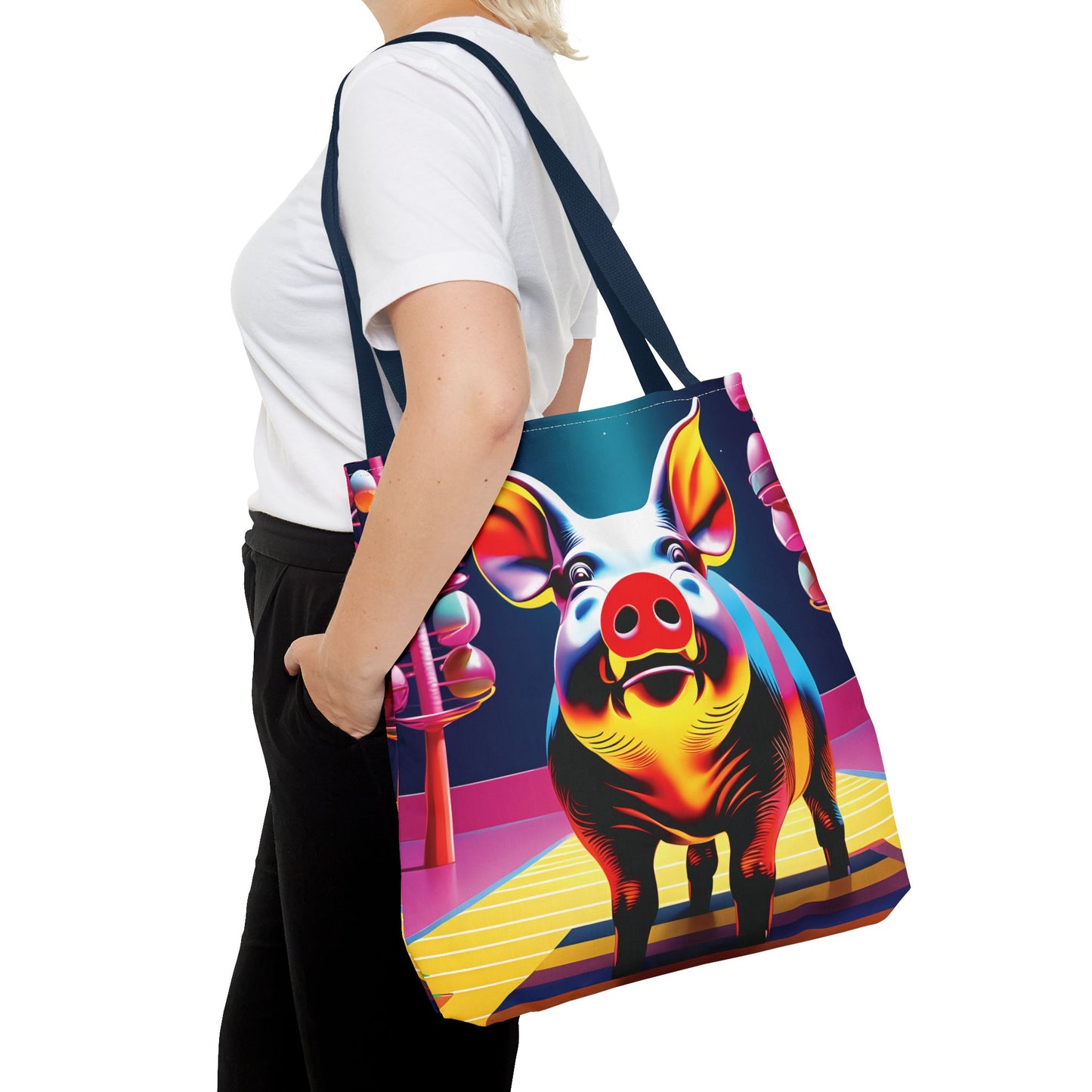 Pop Art Piggy Tote Bag