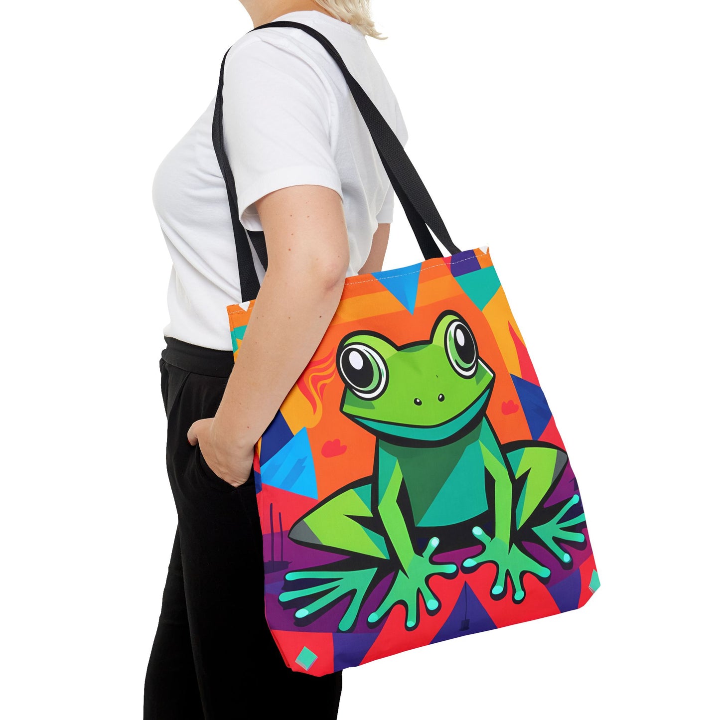 Vibrant Tree Frog Tote Bag