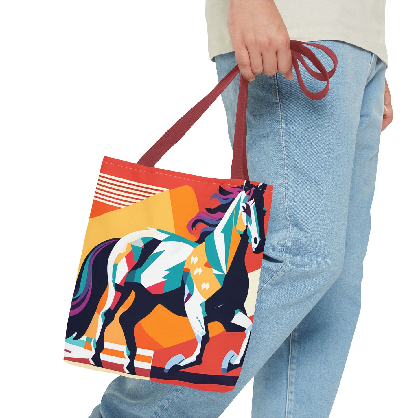 Retro Horse Tote Bag