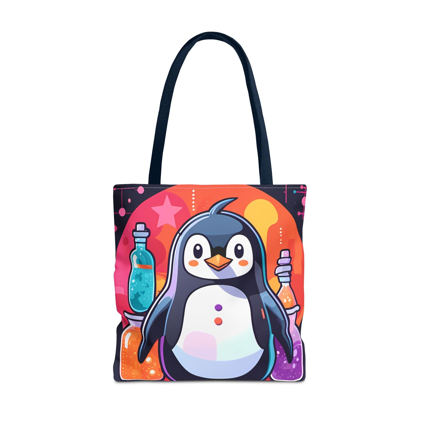 Science Penguin Tote Bag