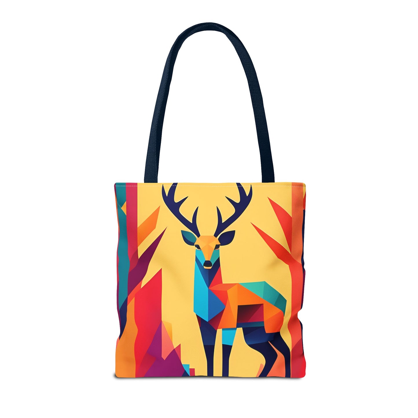 Geometric Deer Tote Bag