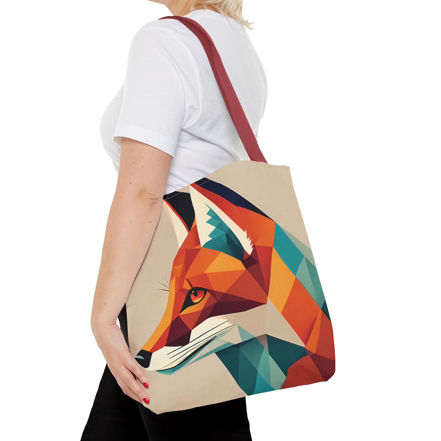 Geometric Fox Tote Bag