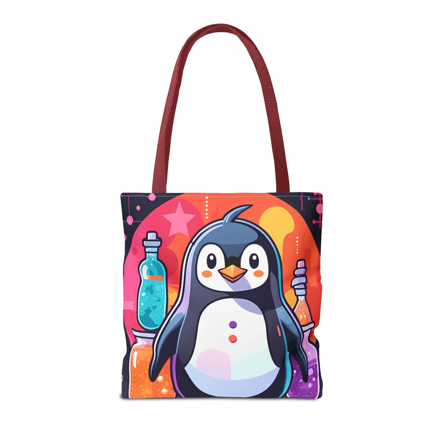 Science Penguin Tote Bag
