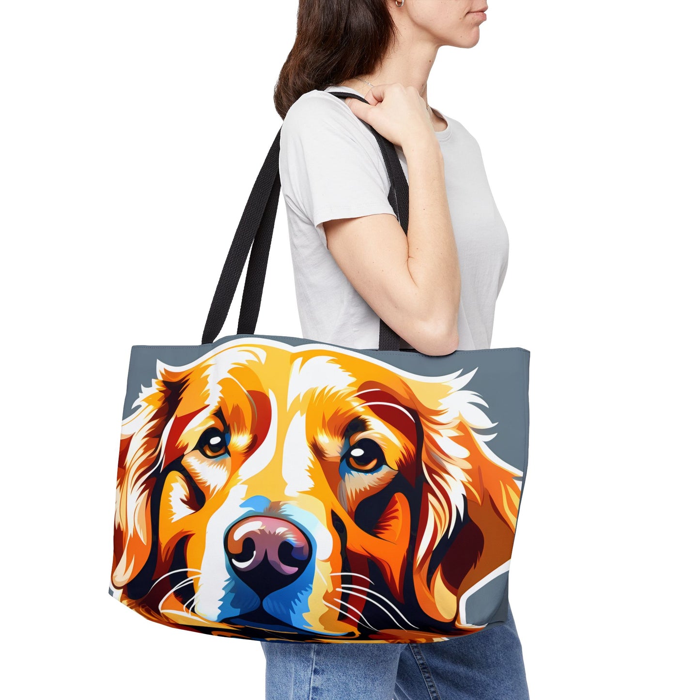 Golden Retriever Dog Tote Bag