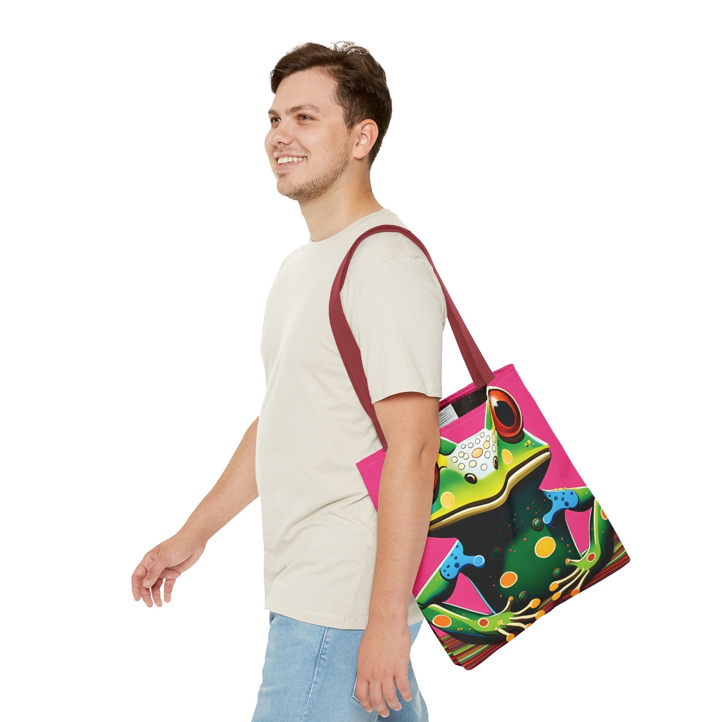 Angry Tree Frog Tote Bag