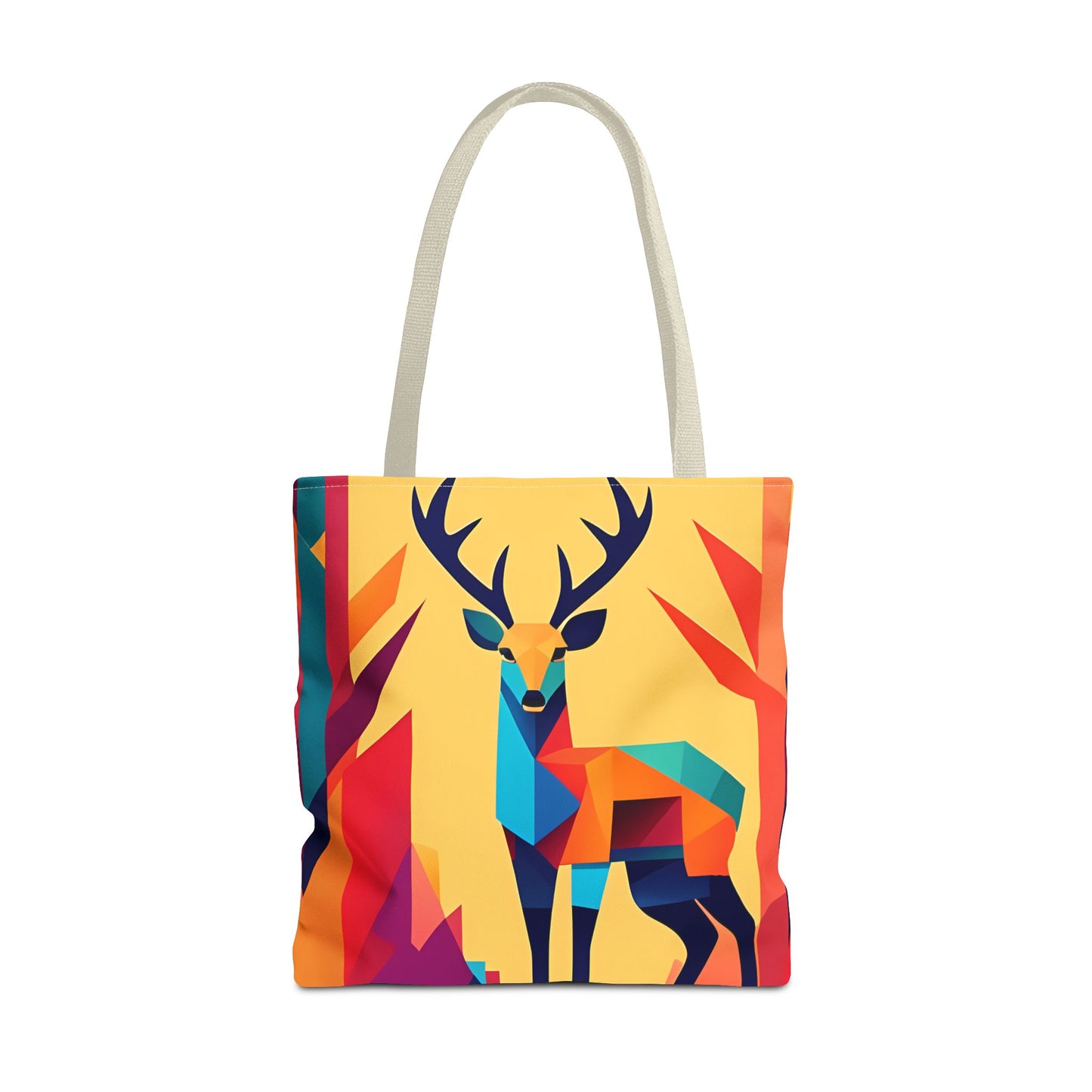 Geometric Deer Tote Bag