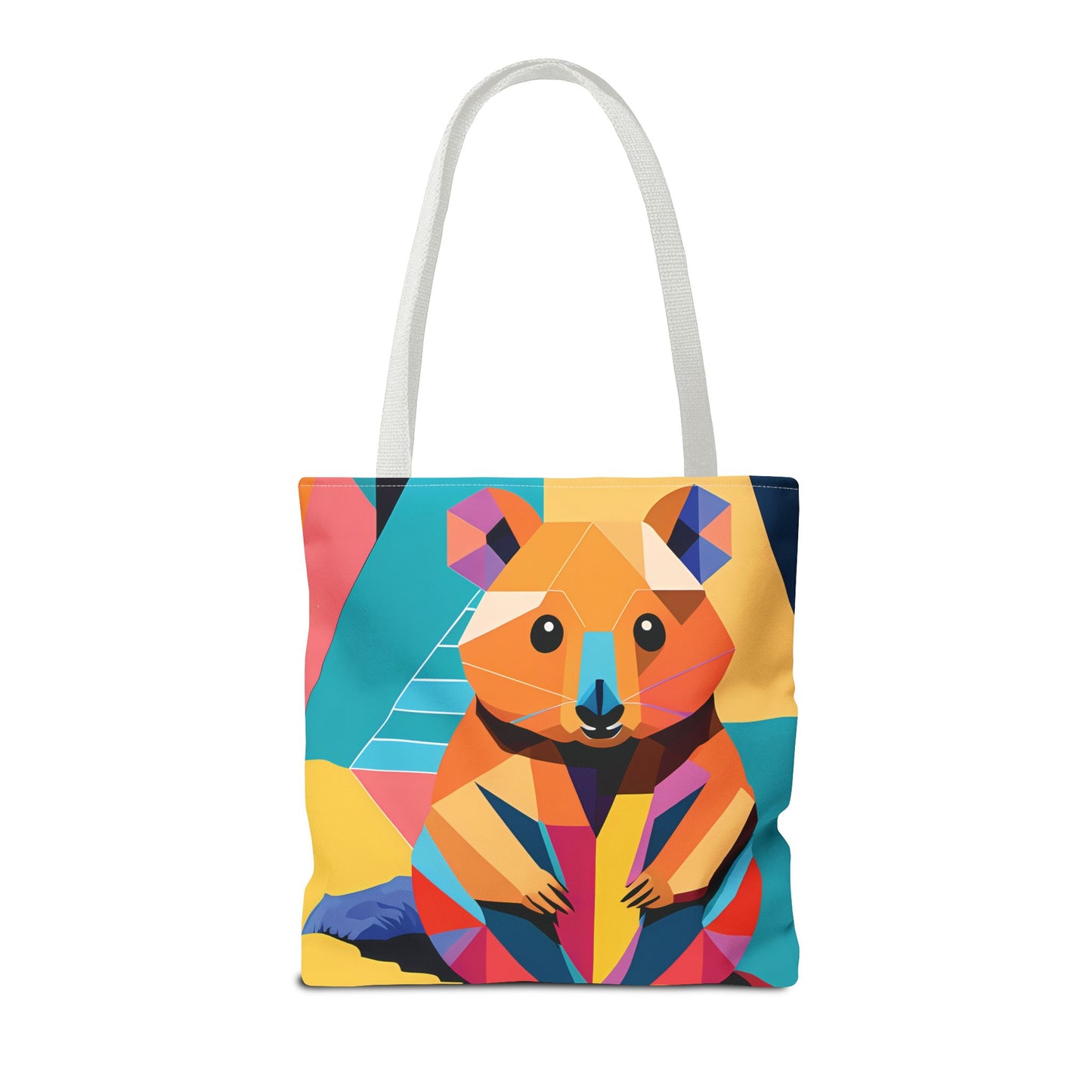 Geometric Quokka Tote Bag