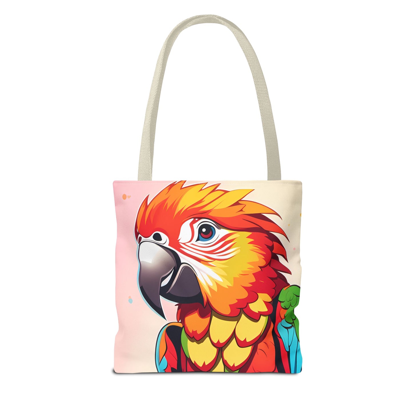 Pretty Parrot Print Tote Bag