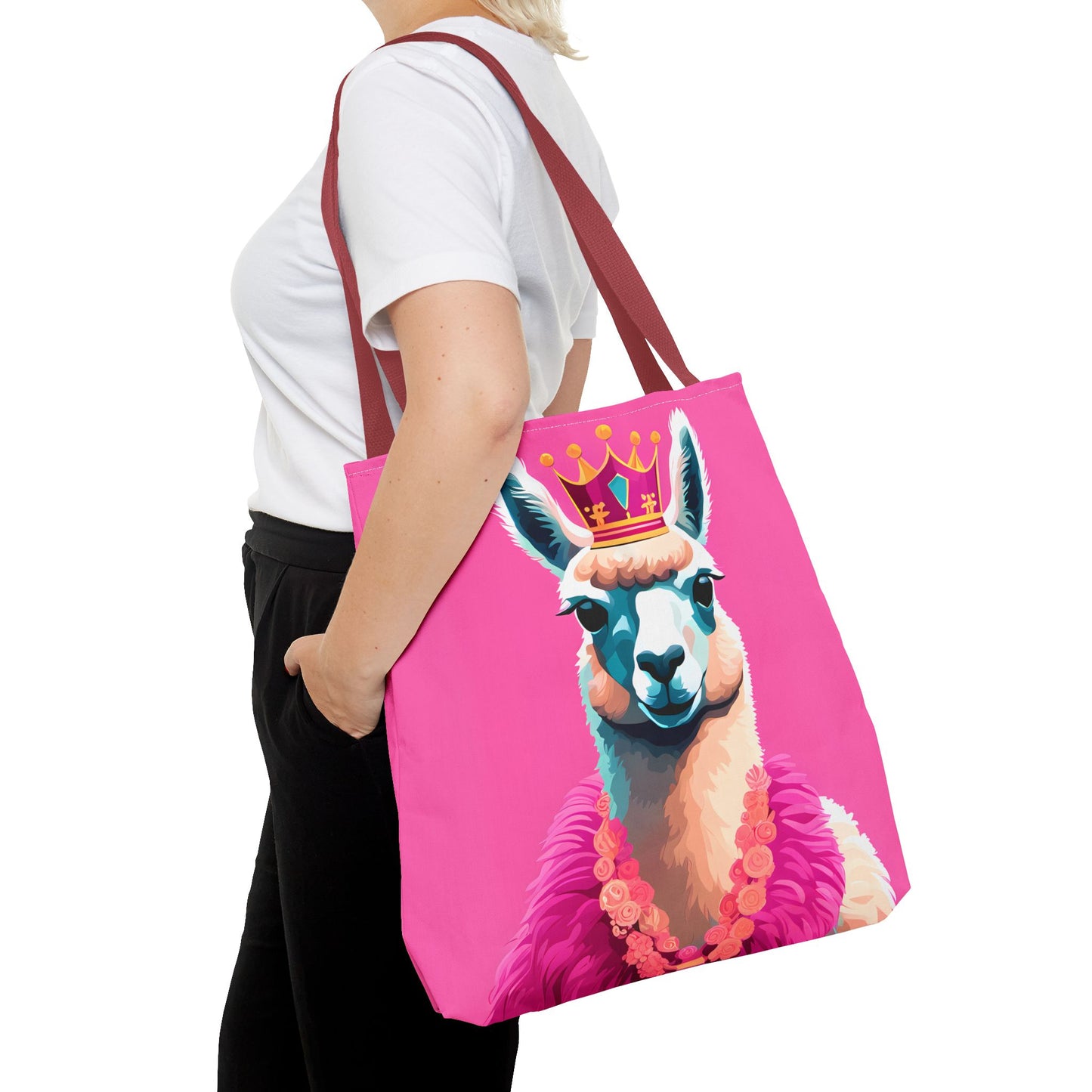 Princess Llama Tote Bag