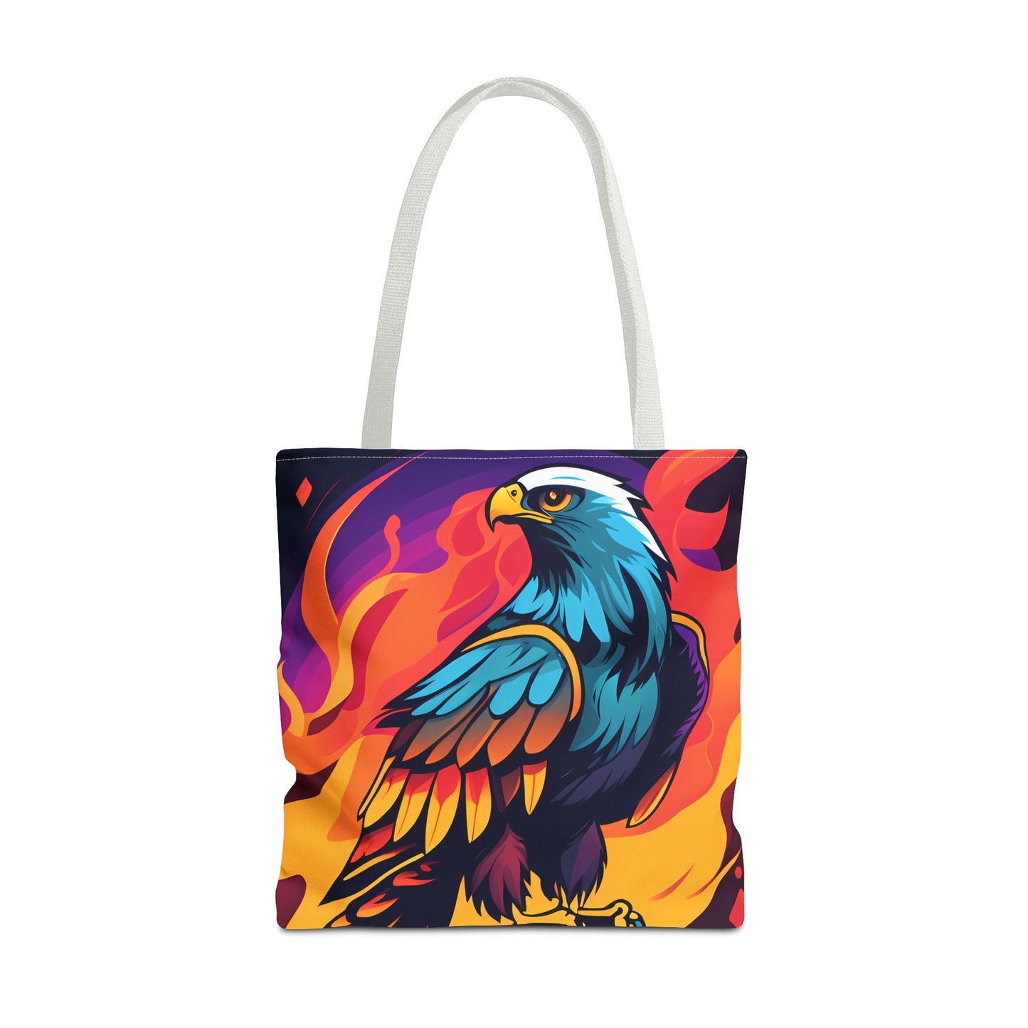 Bold Eagle Fire Tote Bag