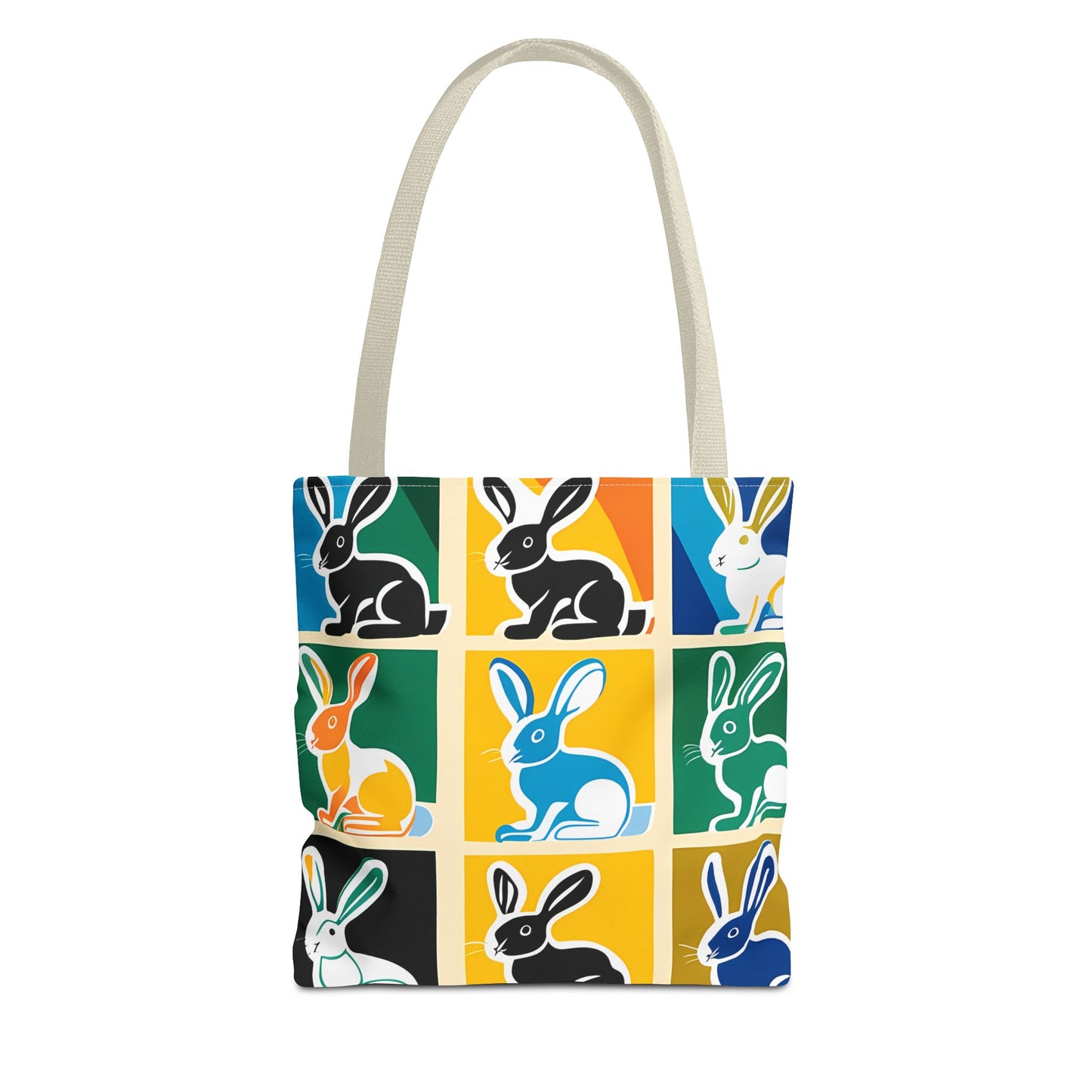 Rabbit Patchwork Tote Bag