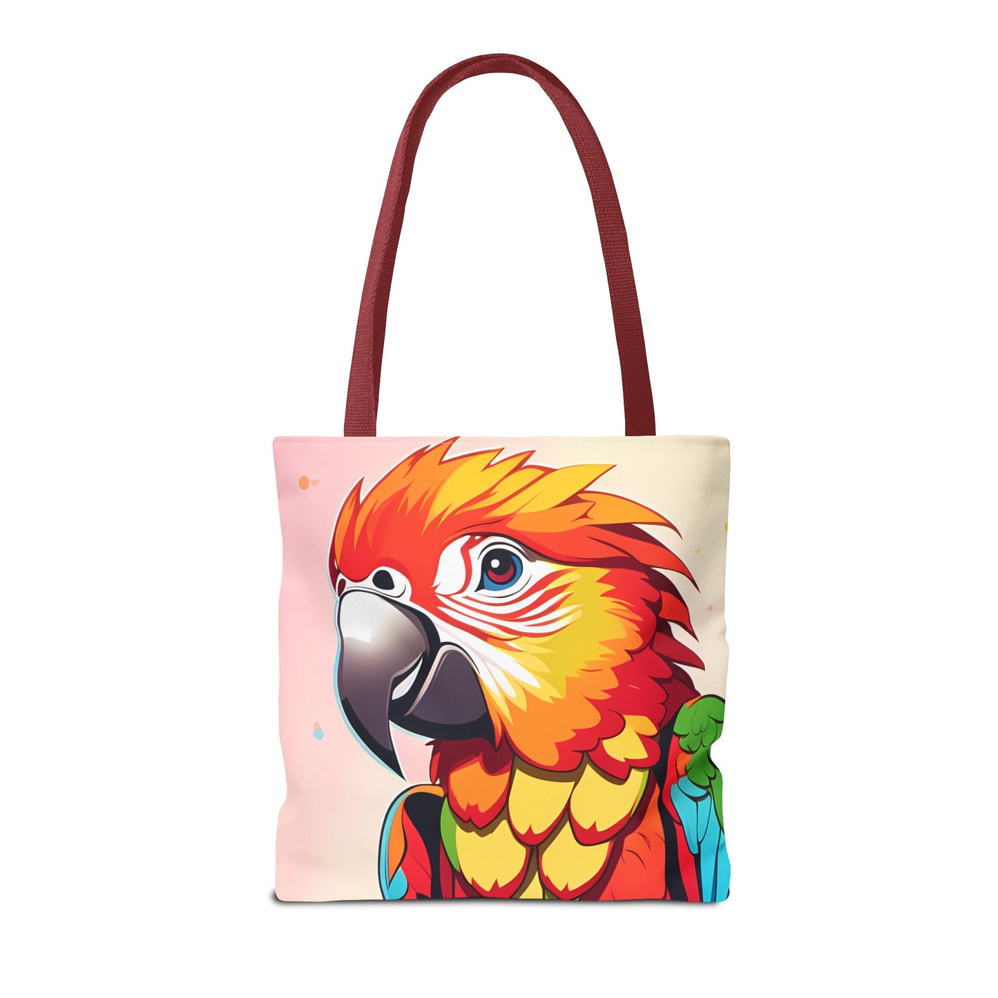 Pretty Parrot Print Tote Bag