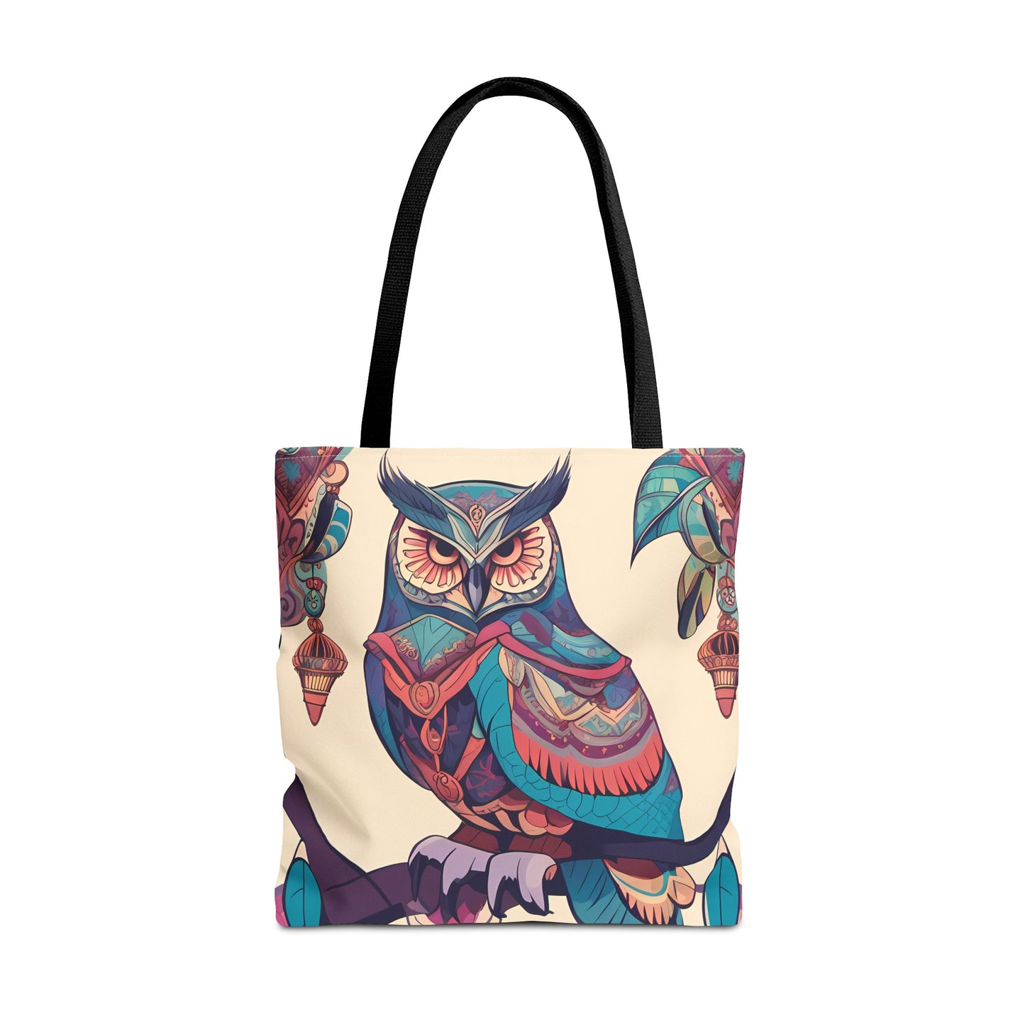 Bohemian Owl Tote Bag
