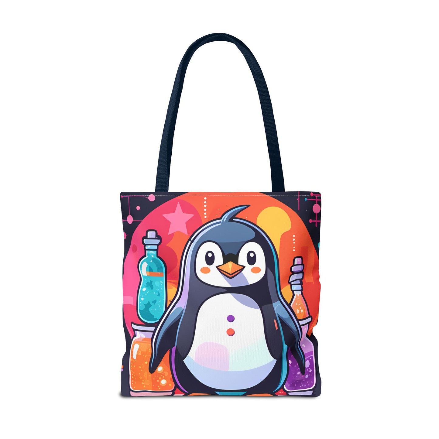 Science Penguin Tote Bag