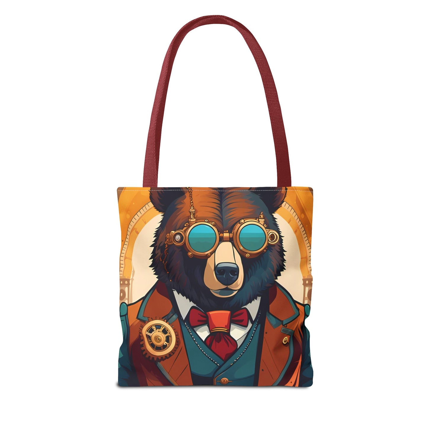 Steampunk Bear Tote Bag