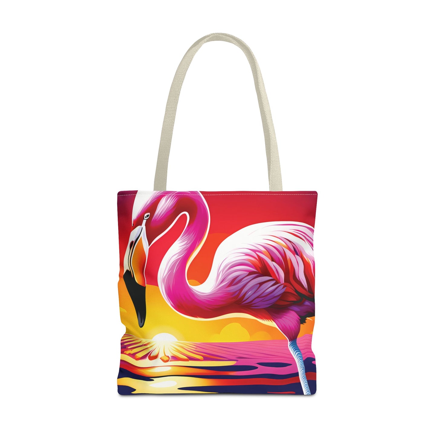 Sunset Flamingo Tote Bag