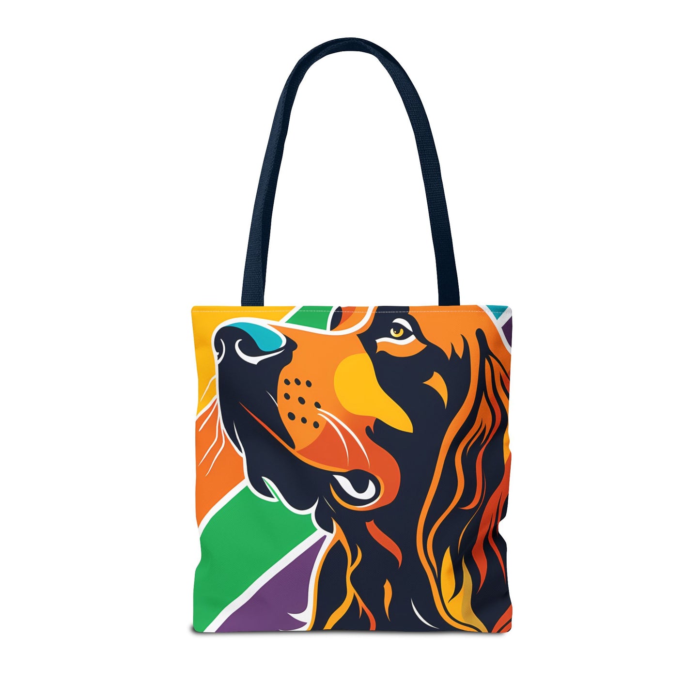 Colorful Irish Setter Tote Bag