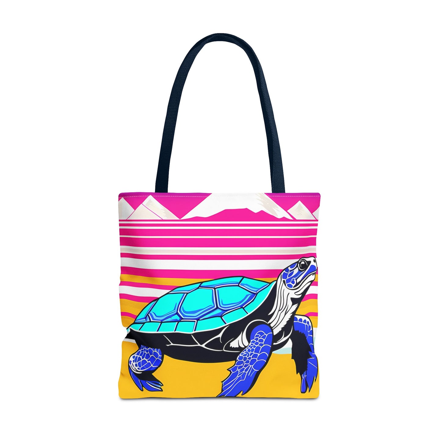 Retro Turtle Beach Tote Bag