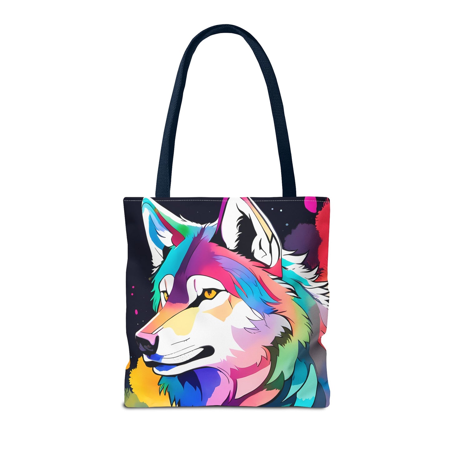 Cosmic Wolf Tote Bag