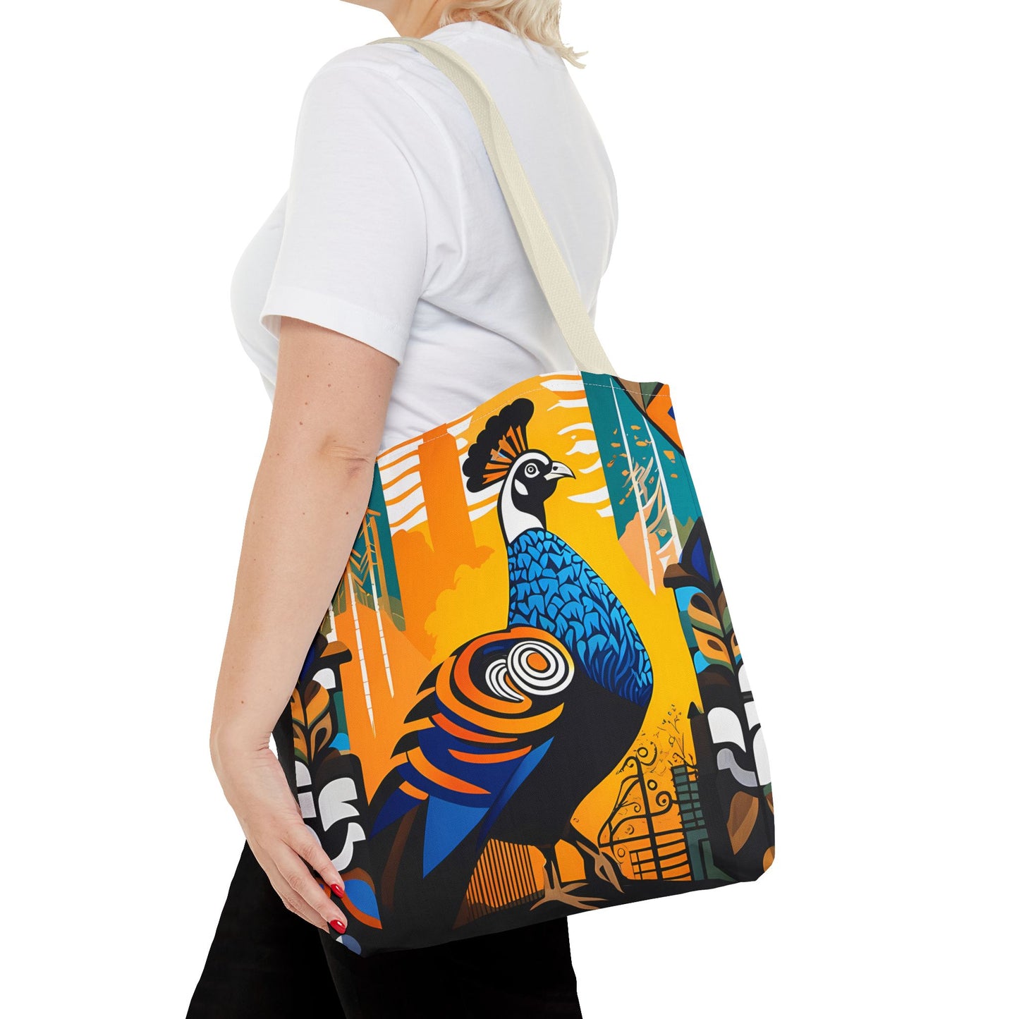 Graffiti Guineafowl Tote Bag