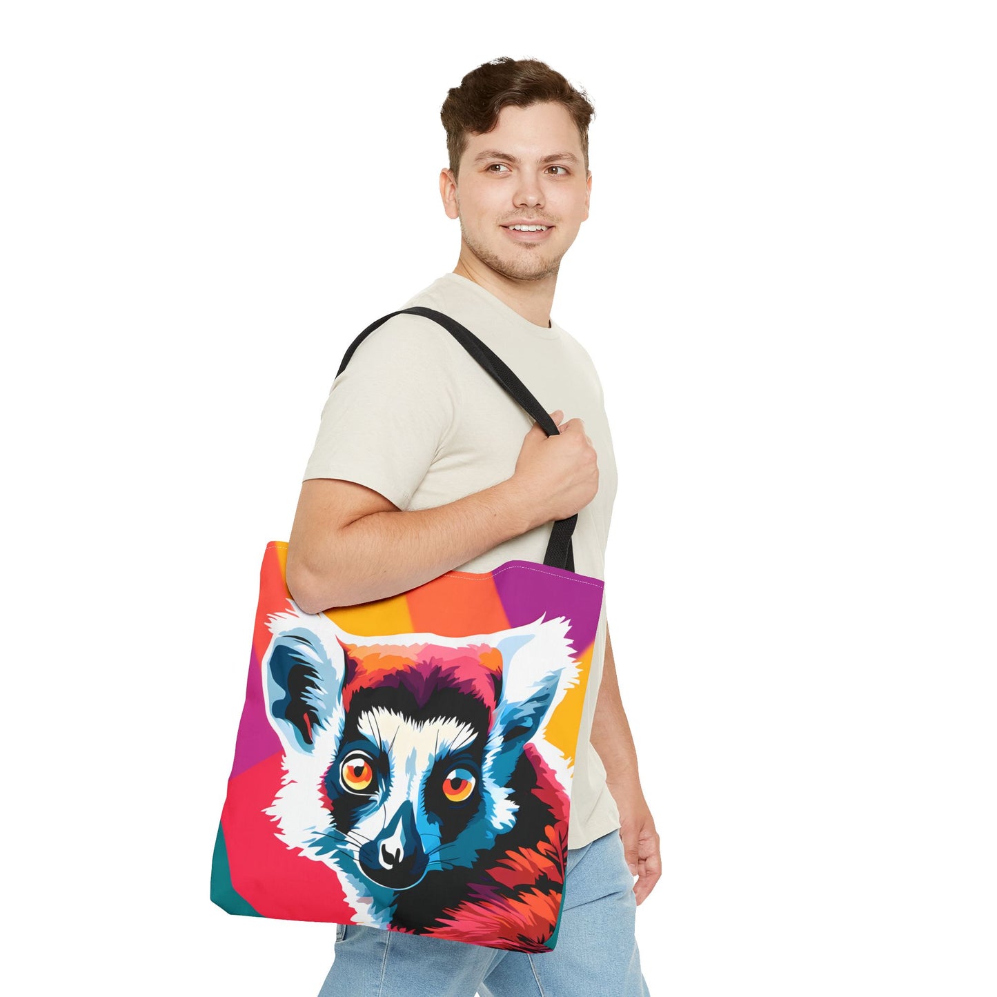 Vivid Lemur Tote Bag