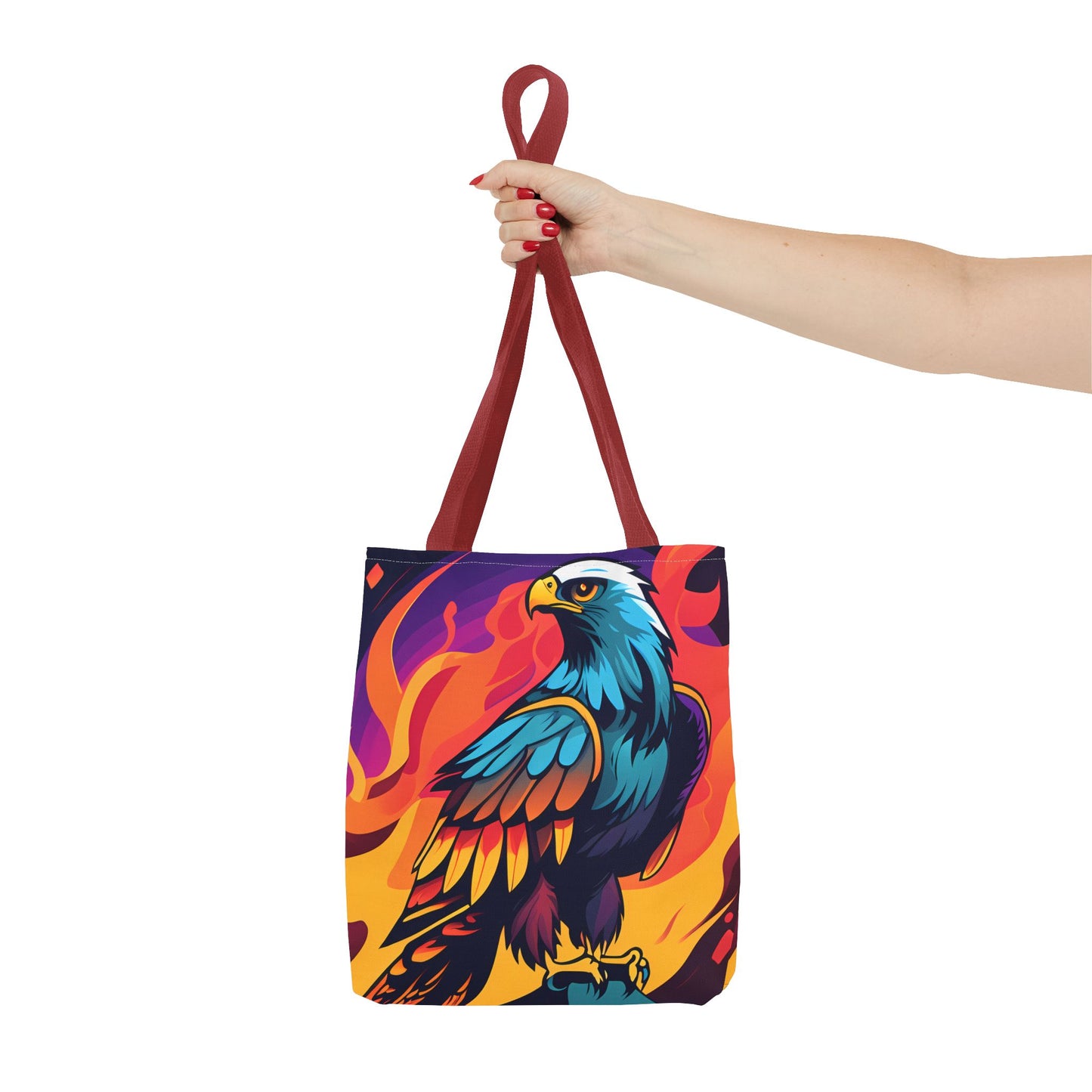 Bold Eagle Fire Tote Bag