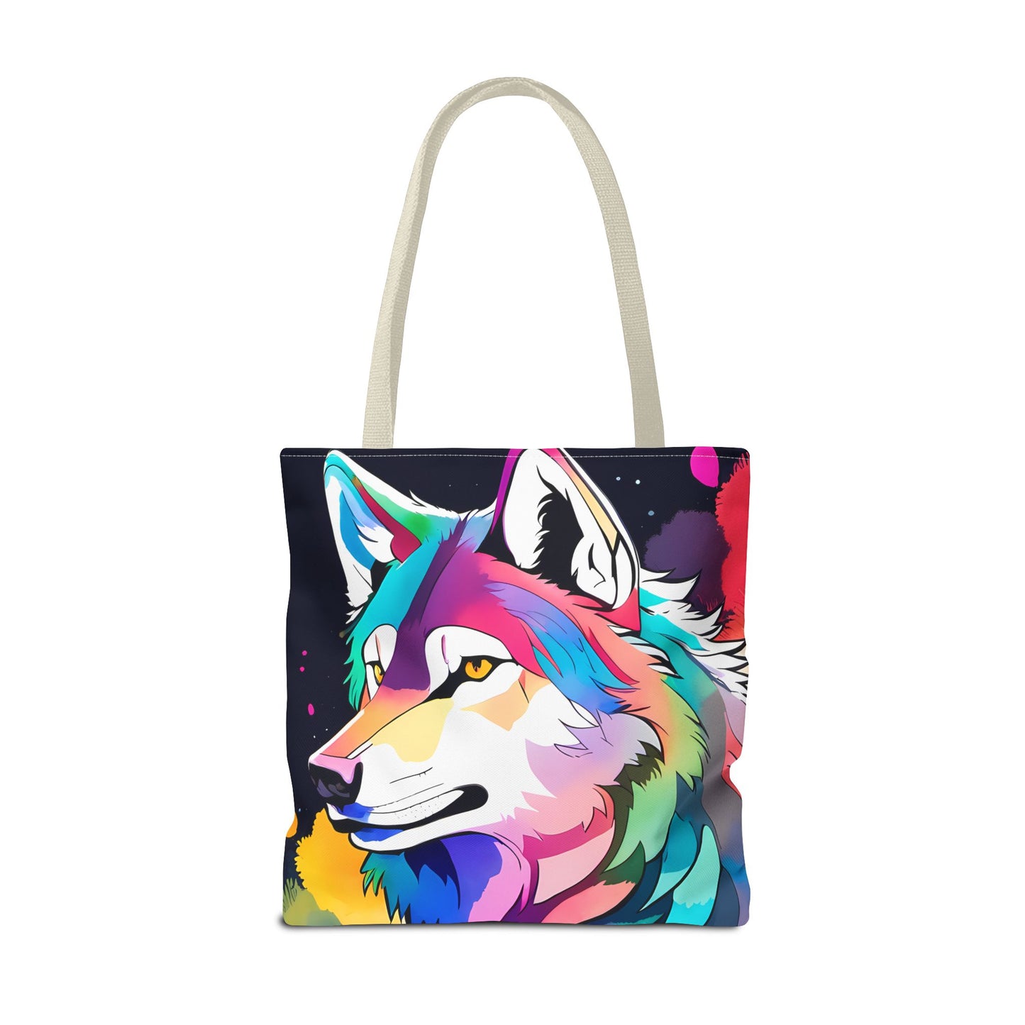Cosmic Wolf Tote Bag