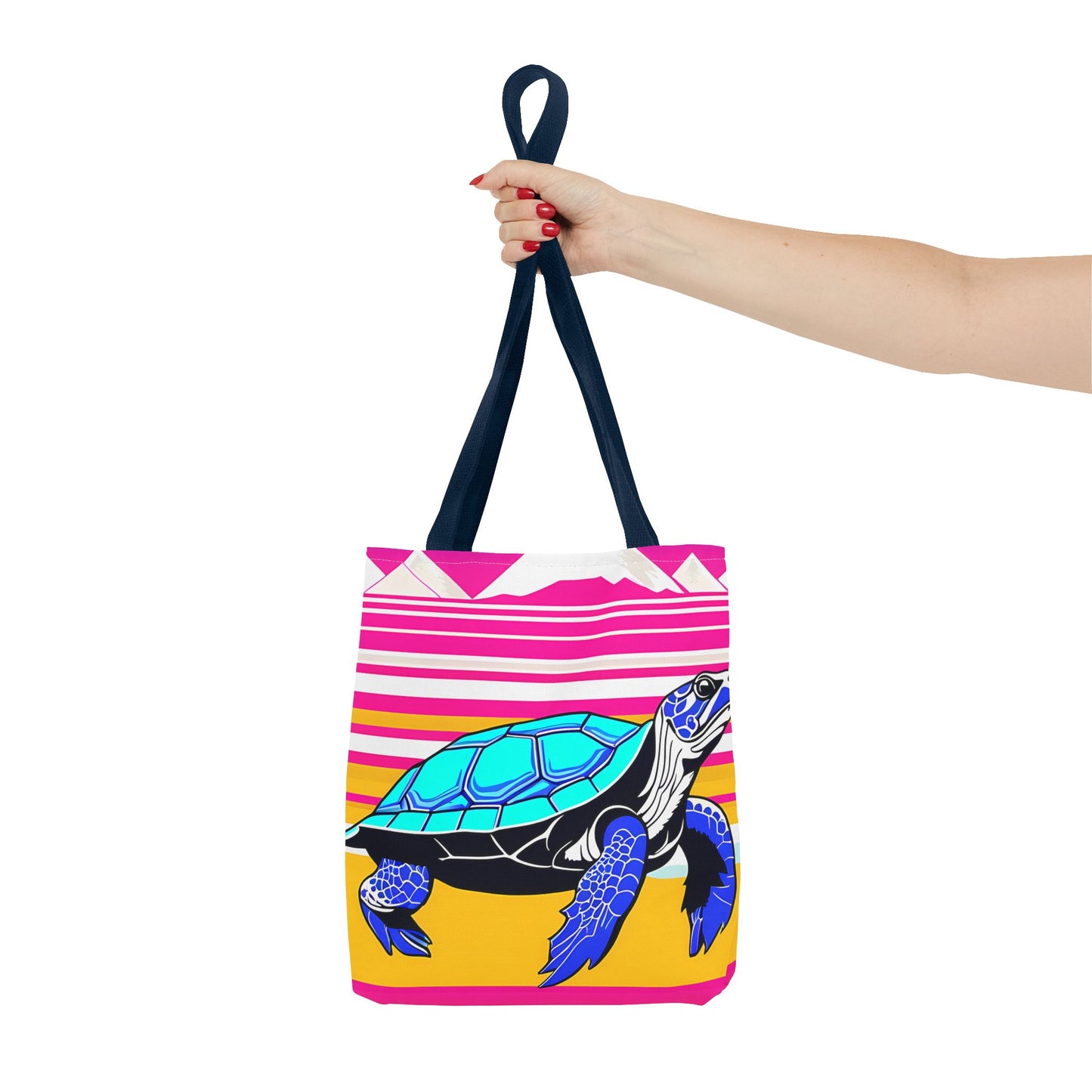 Retro Turtle Beach Tote Bag