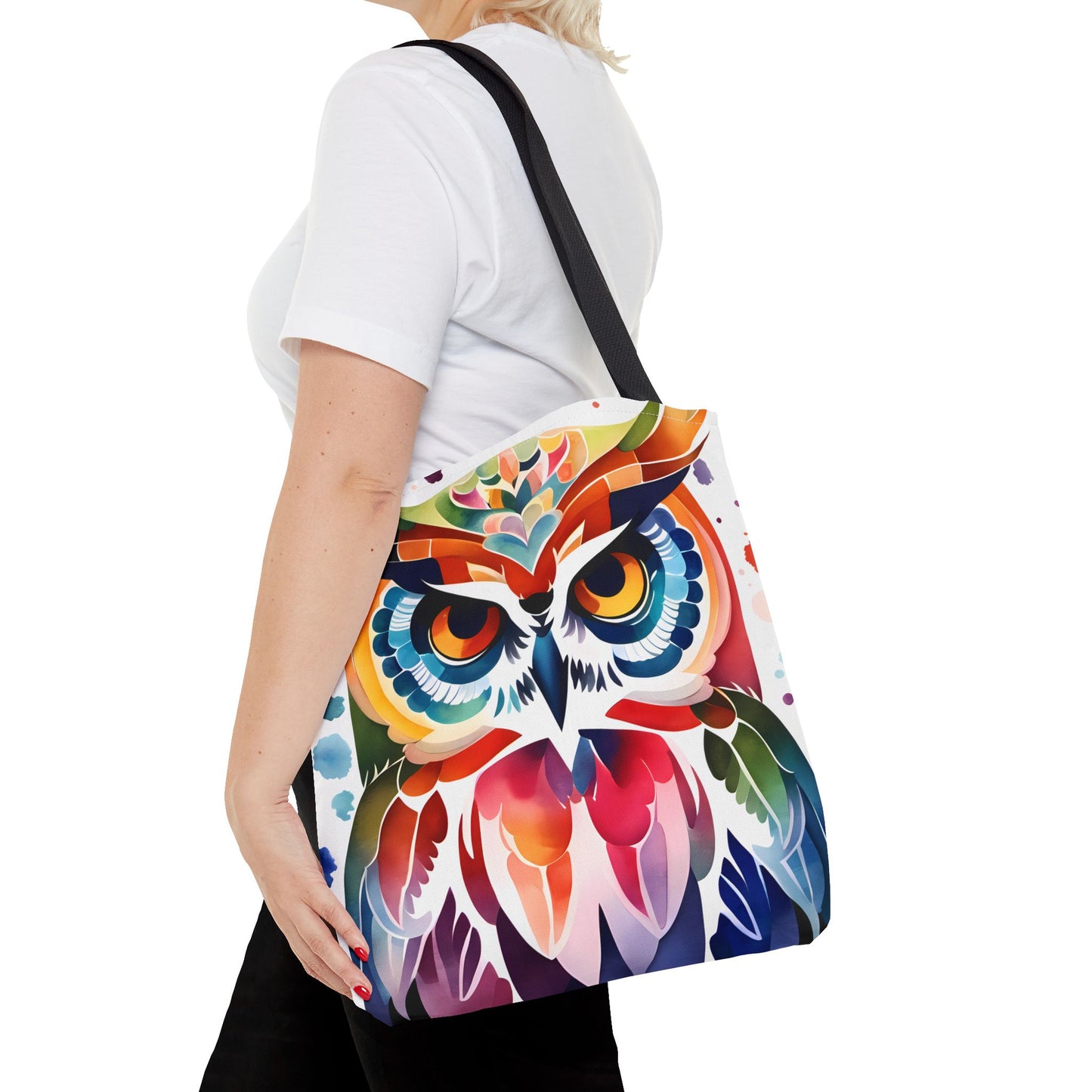 Artistic Owl Tote Bag