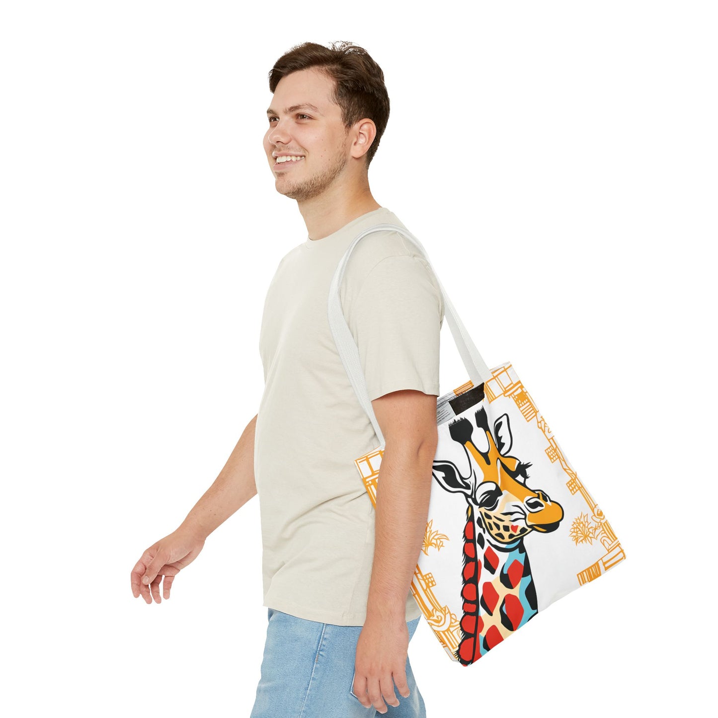 Bamboo Giraffe Tote Bag