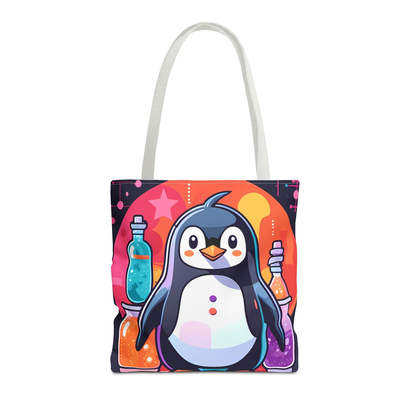 Science Penguin Tote Bag
