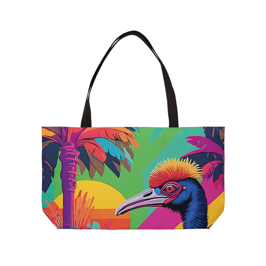 Rainbow Cassowary Tote Bag