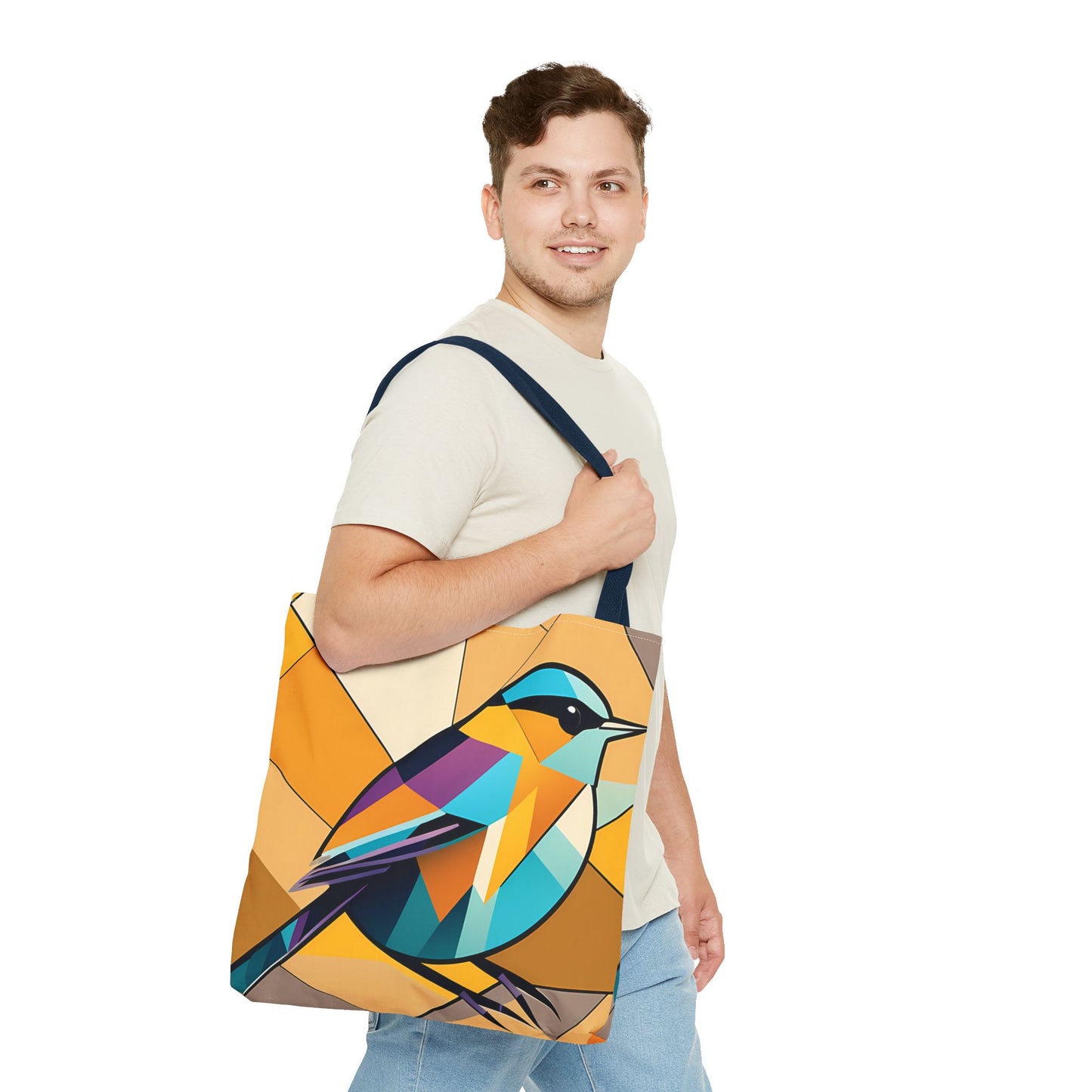 Geometric Wren Tote Bag