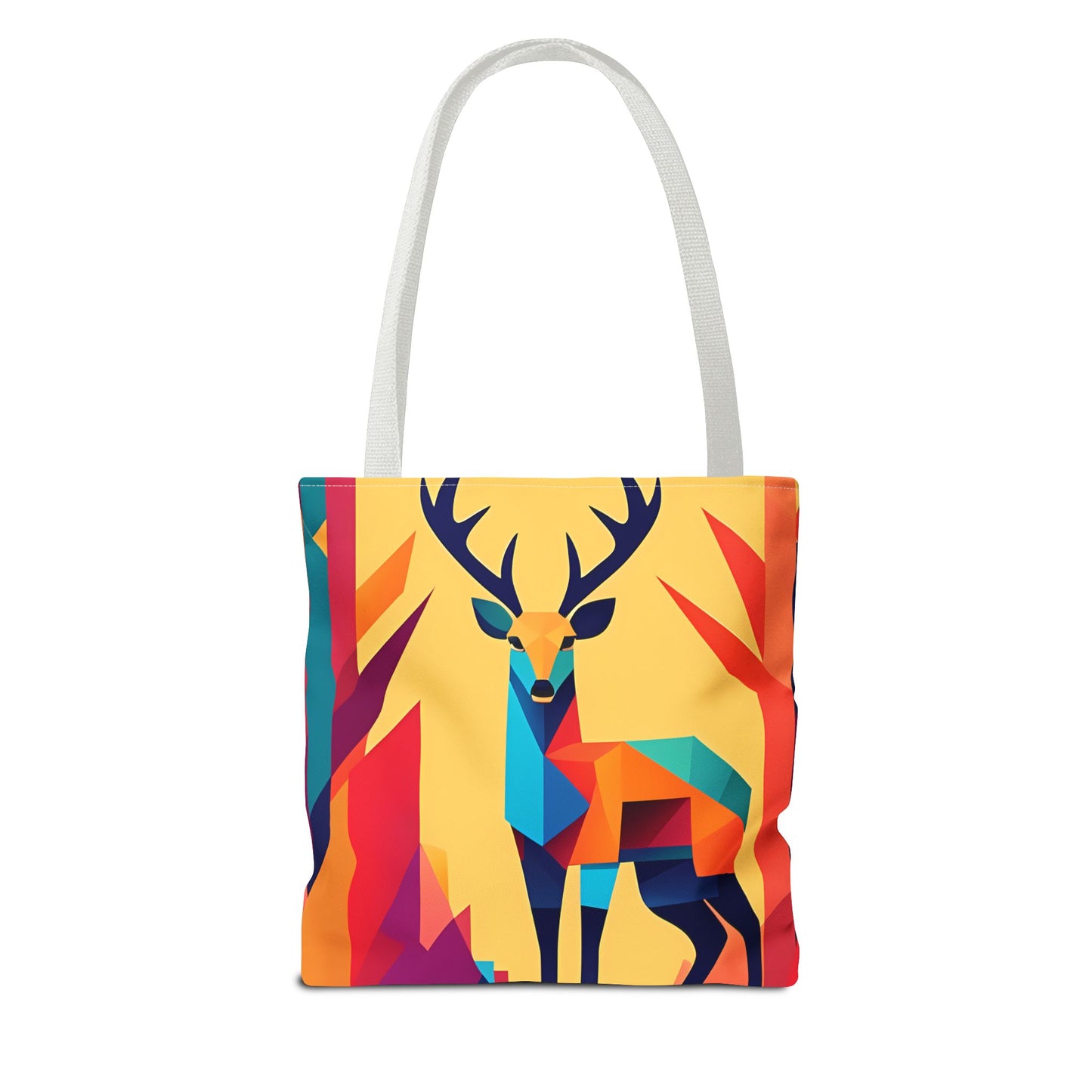 Geometric Deer Tote Bag