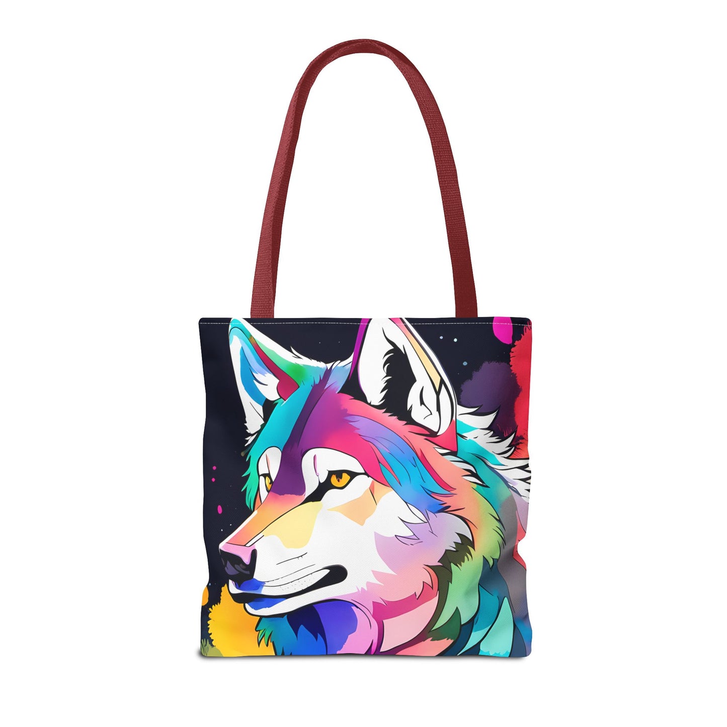 Cosmic Wolf Tote Bag