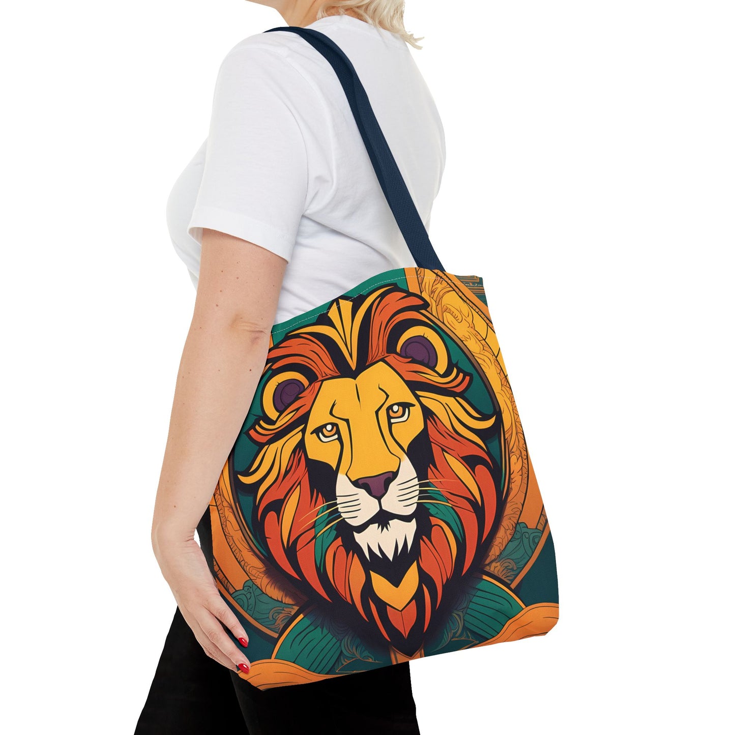 Regal Lion Art Tote Bag
