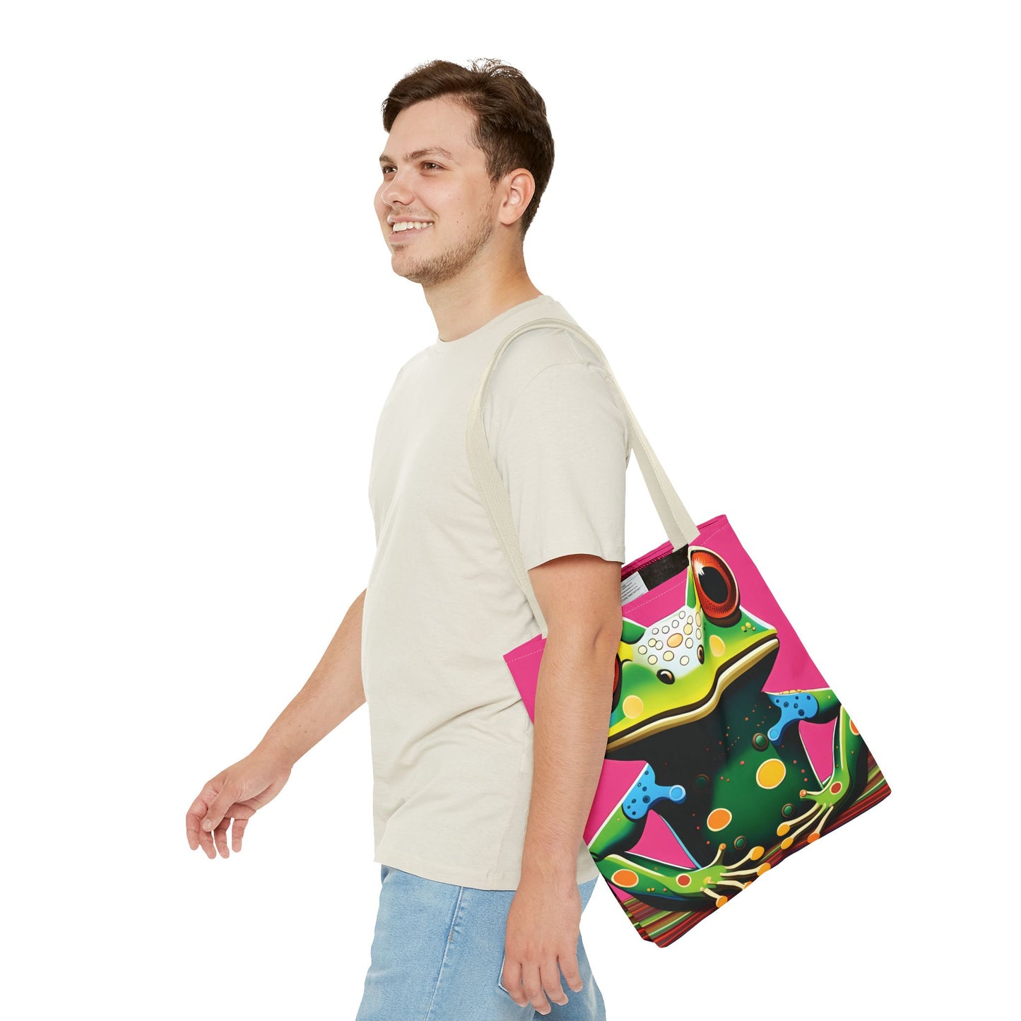 Angry Tree Frog Tote Bag