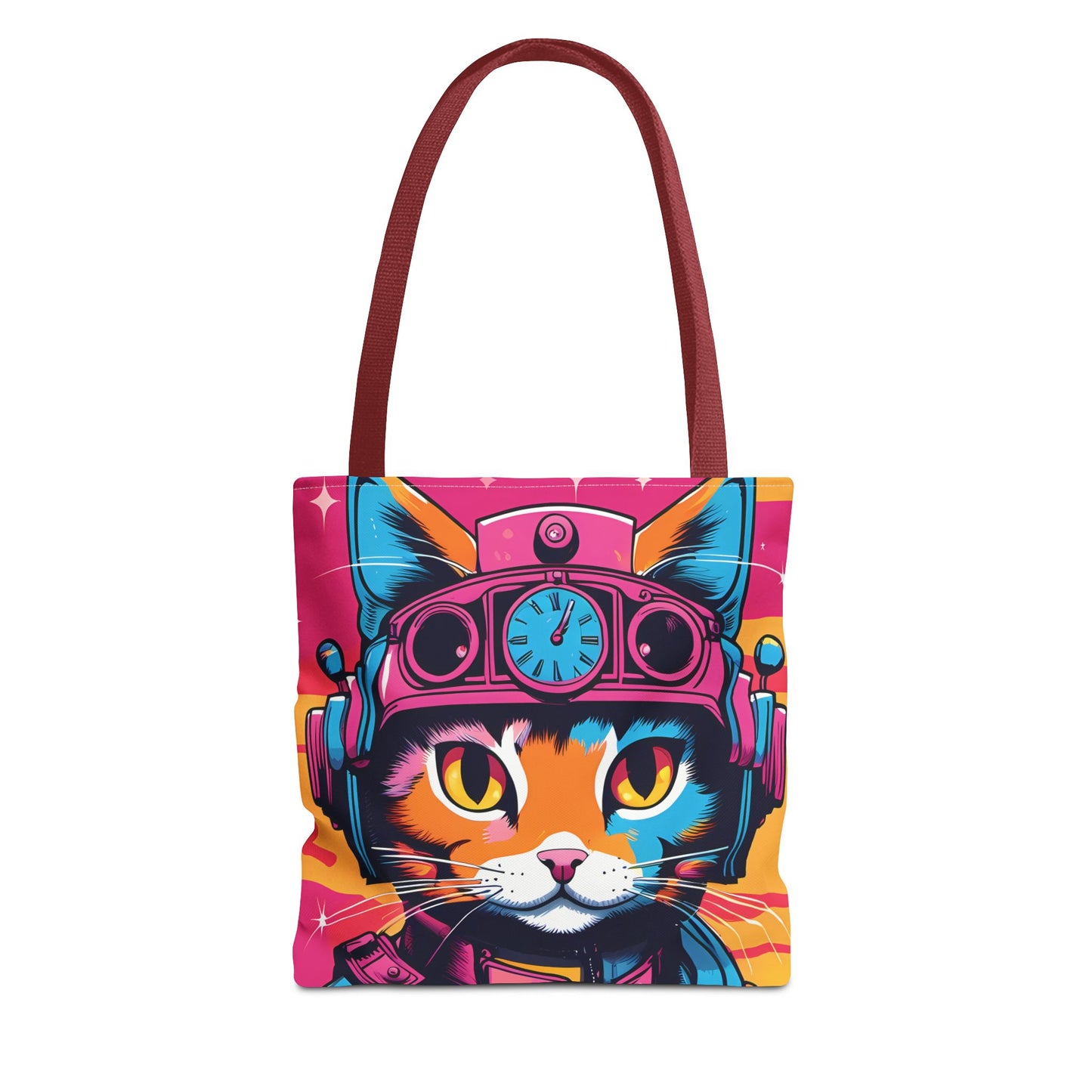 Futuristic Cat Tote Bag