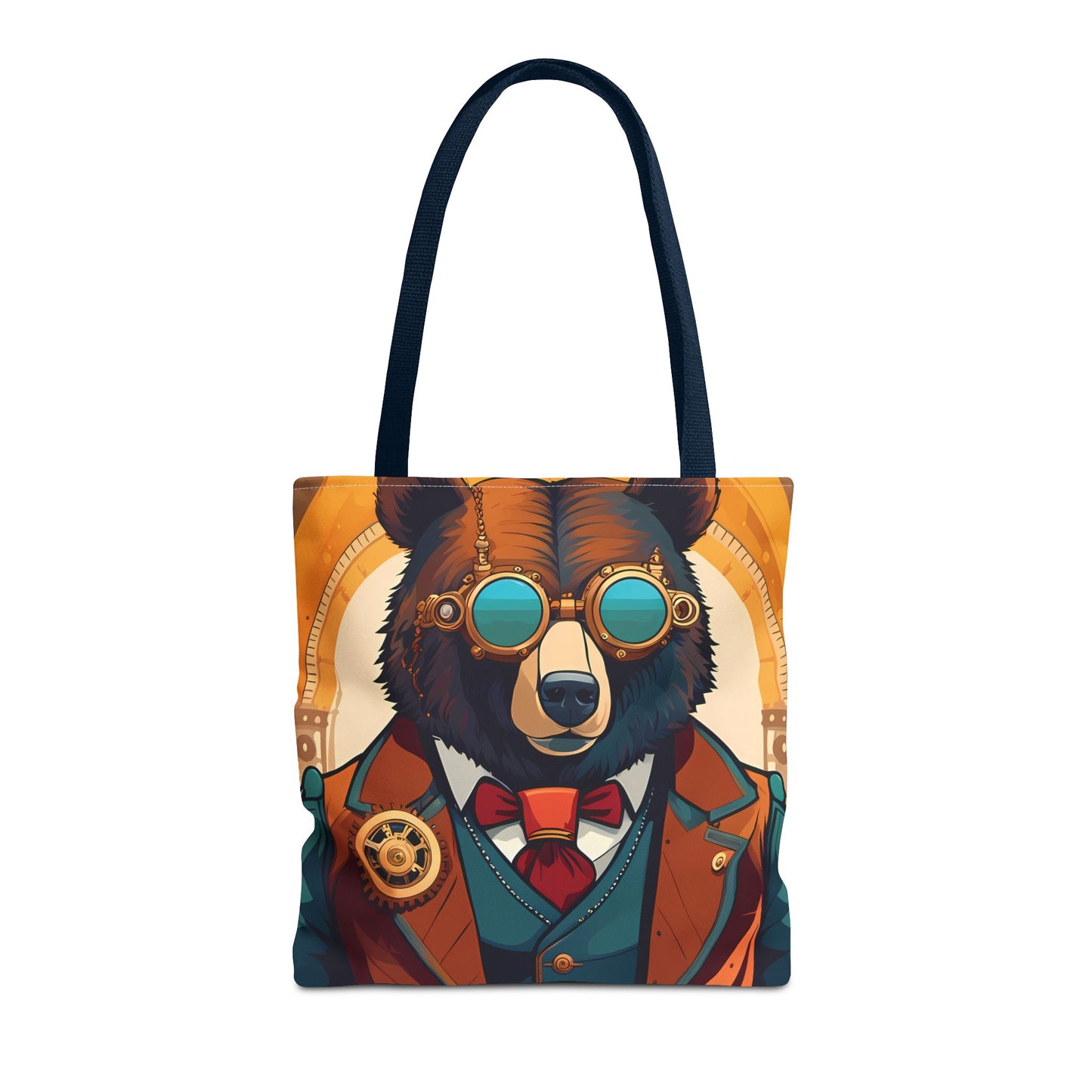 Steampunk Bear Tote Bag