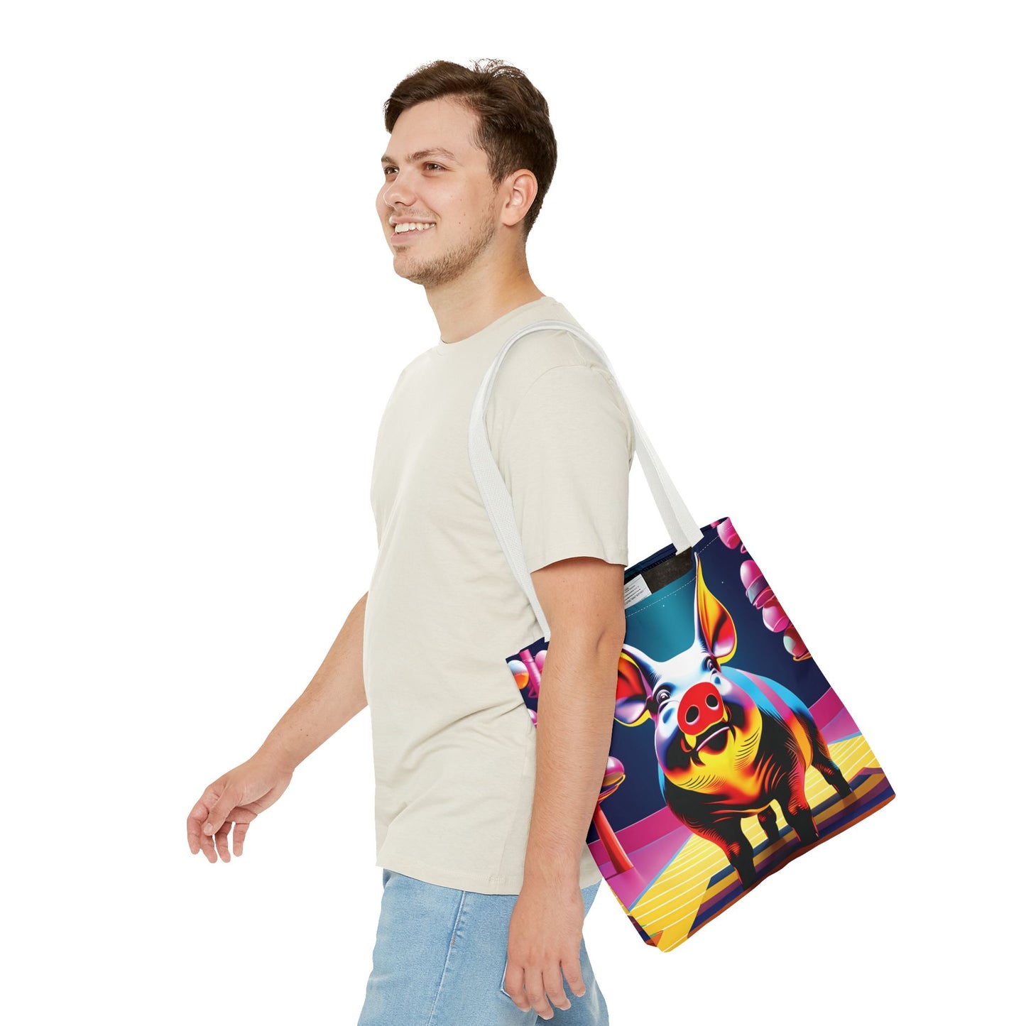 Pop Art Piggy Tote Bag