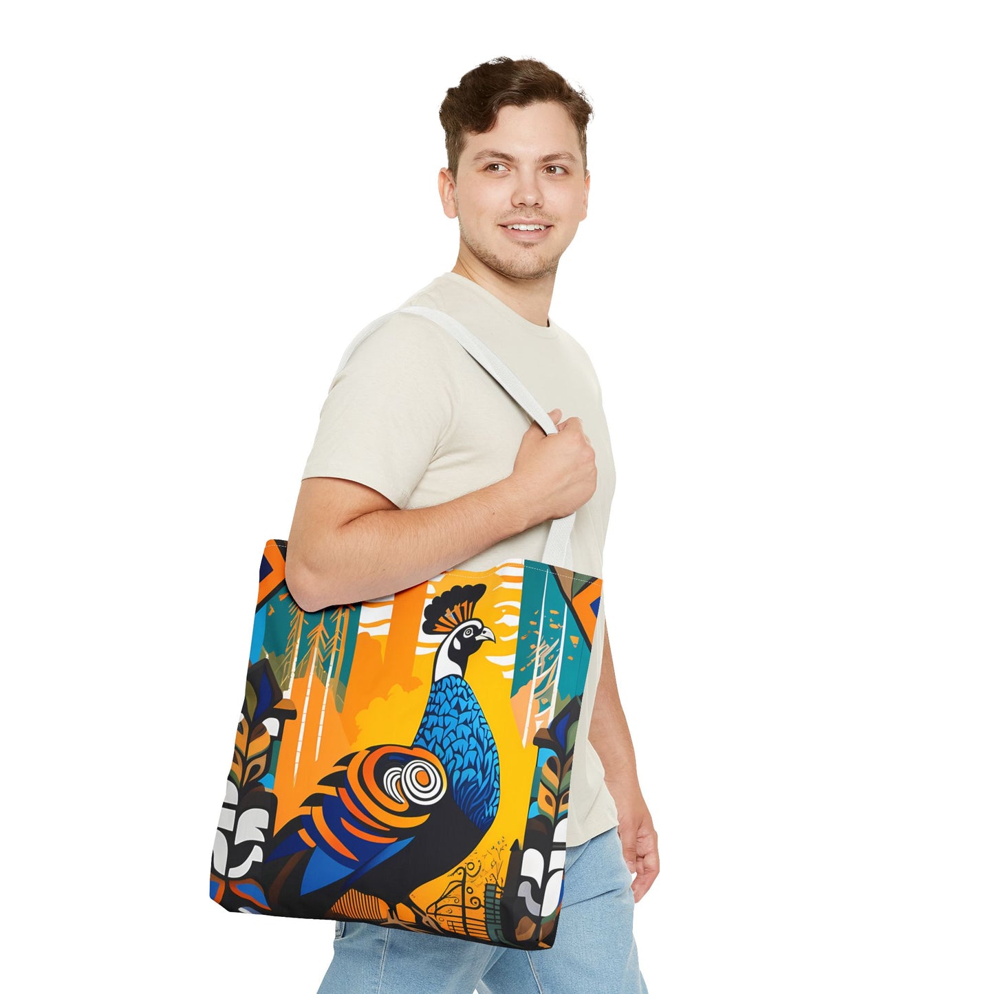Graffiti Guineafowl Tote Bag