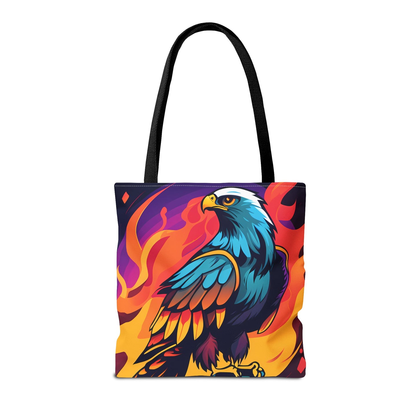 Bold Eagle Fire Tote Bag