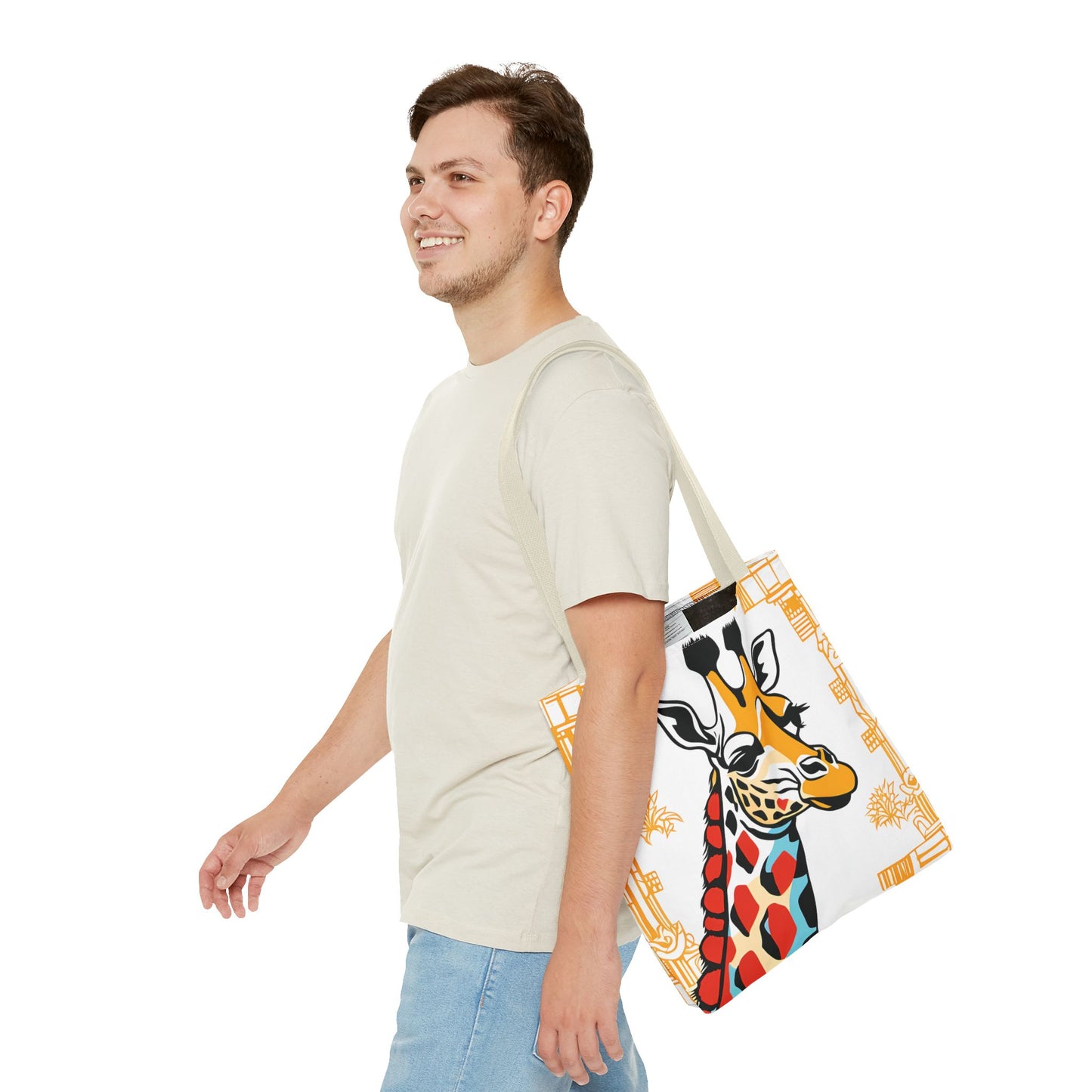 Bamboo Giraffe Tote Bag