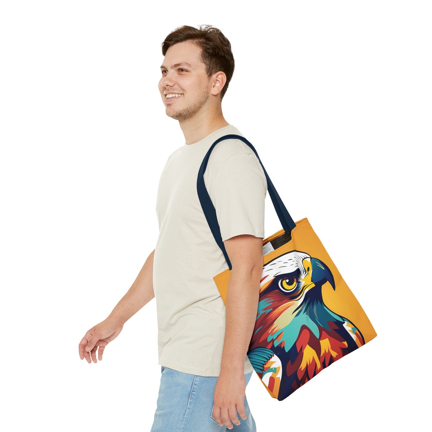 Majestic Hawk Portrait Tote Bag