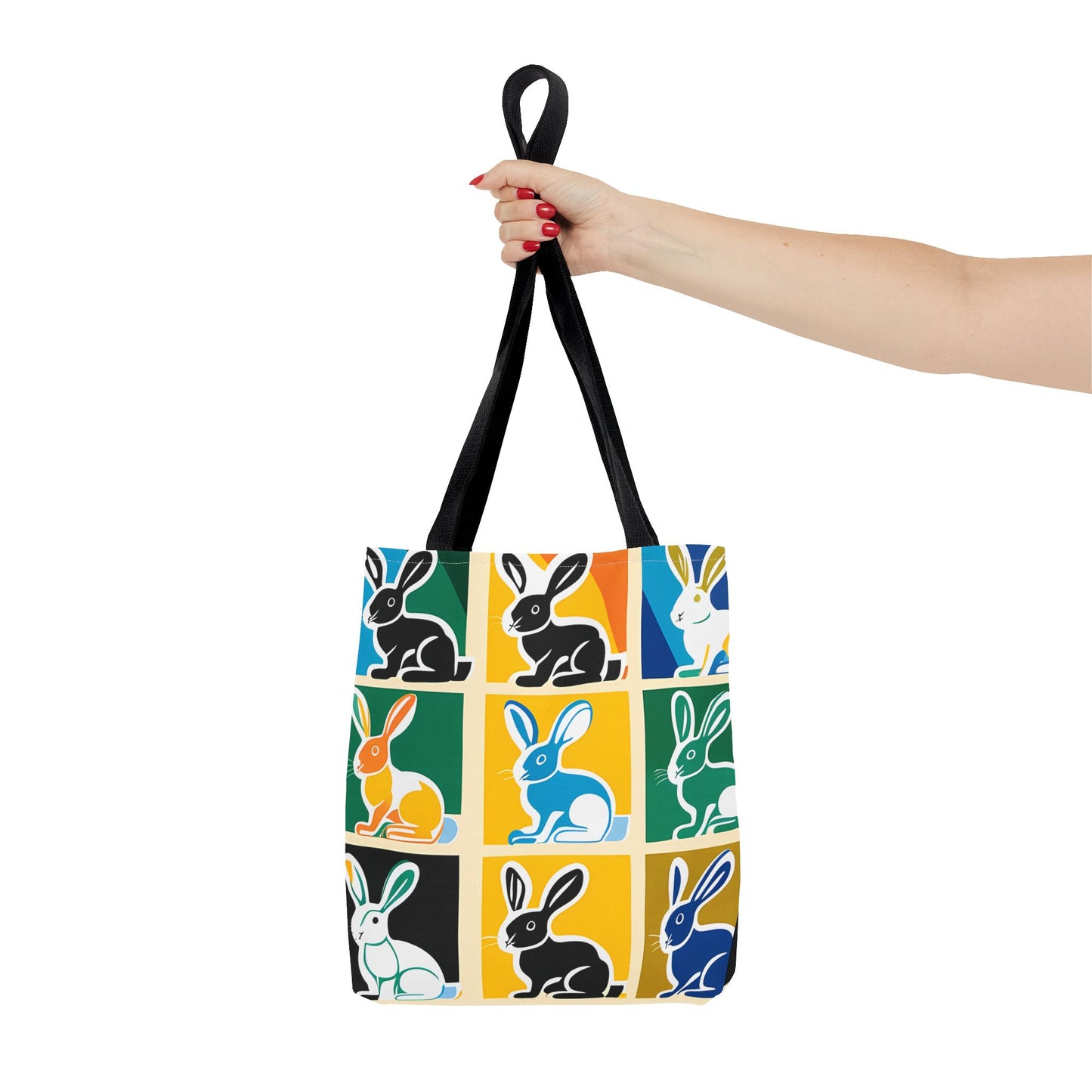 Rabbit Patchwork Tote Bag