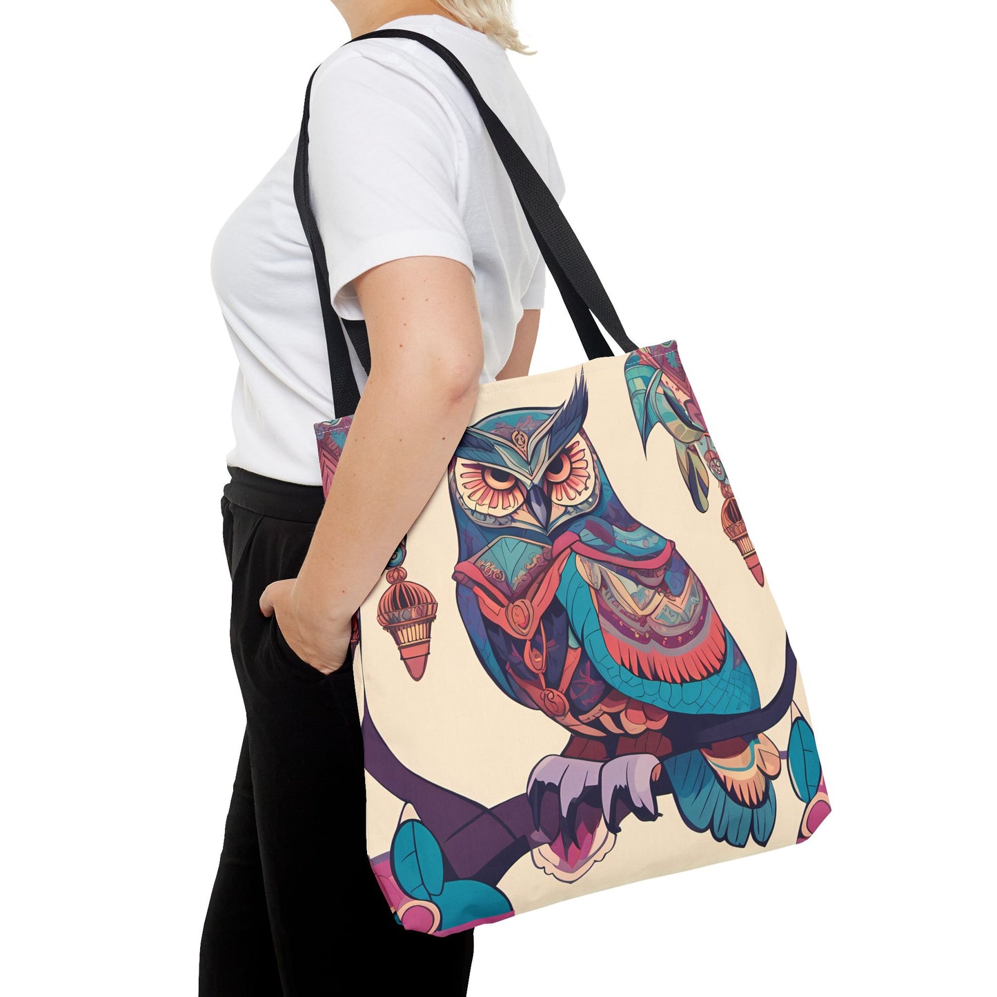Bohemian Owl Tote Bag