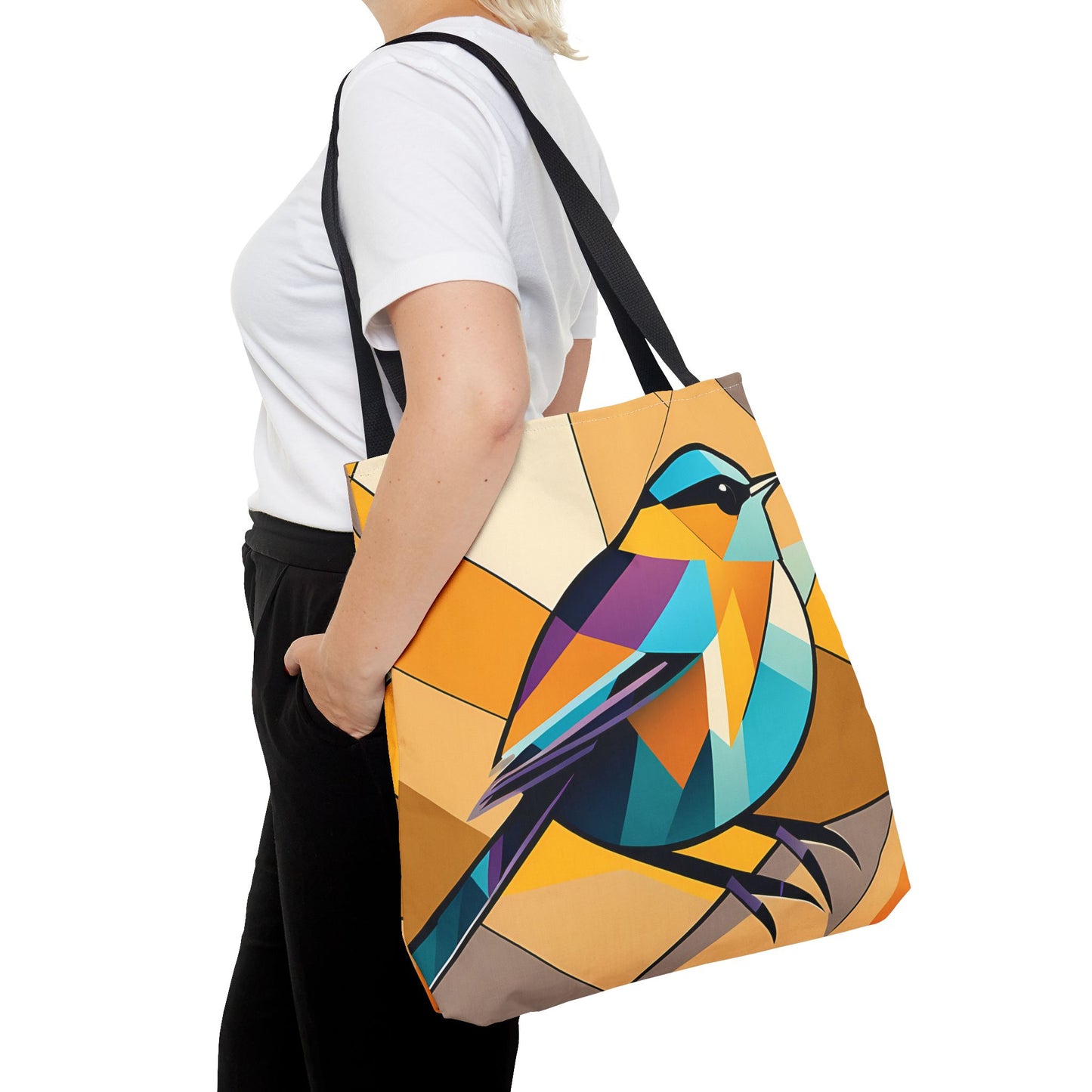 Geometric Wren Tote Bag